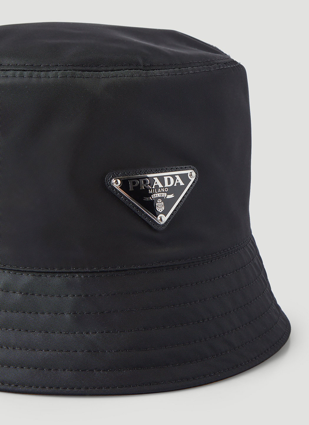 Prada Women Logo Bucket Hat PRADA