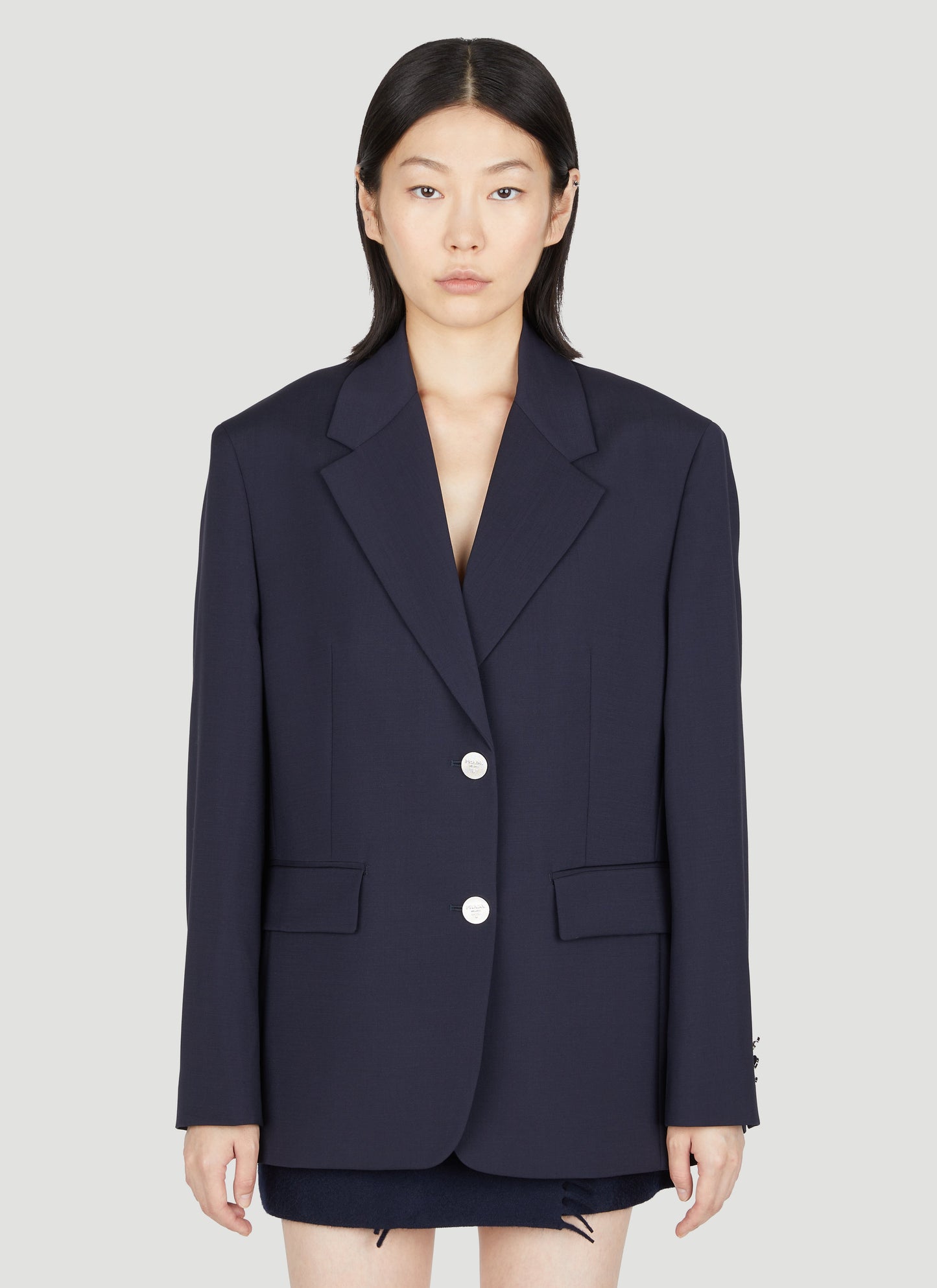 Prada Women Wool Mohair Suit Blazer PRADA