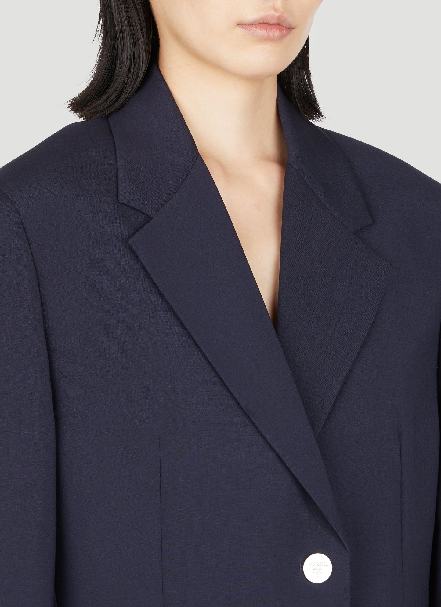 Prada Women Wool Mohair Suit Blazer PRADA