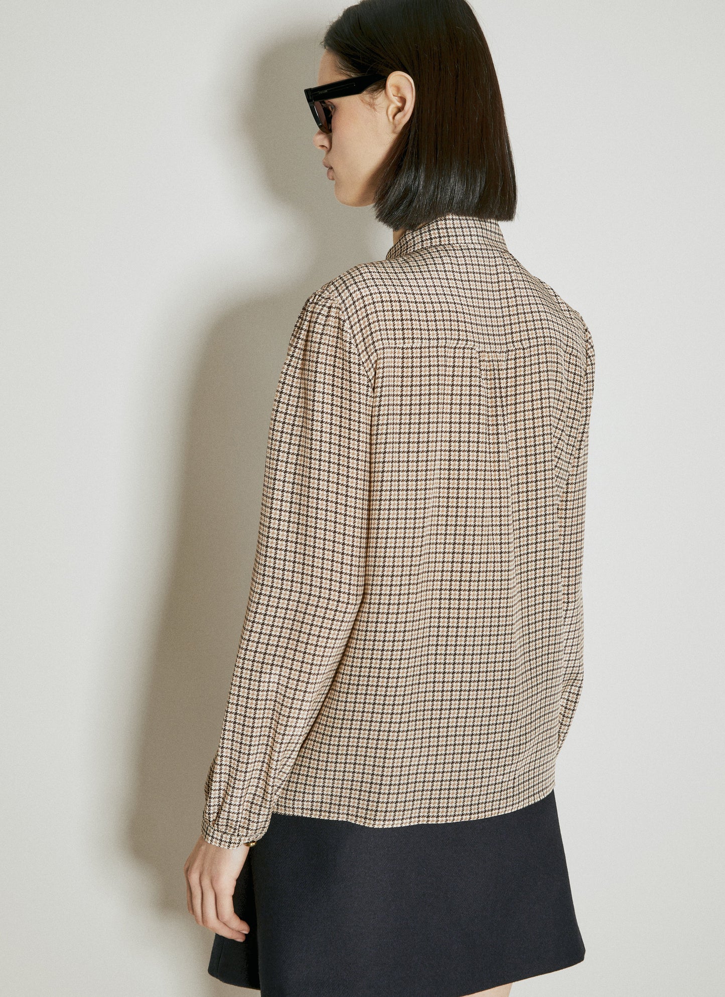 Prada Women Jacquard Crepe De Chine Shirt PRADA