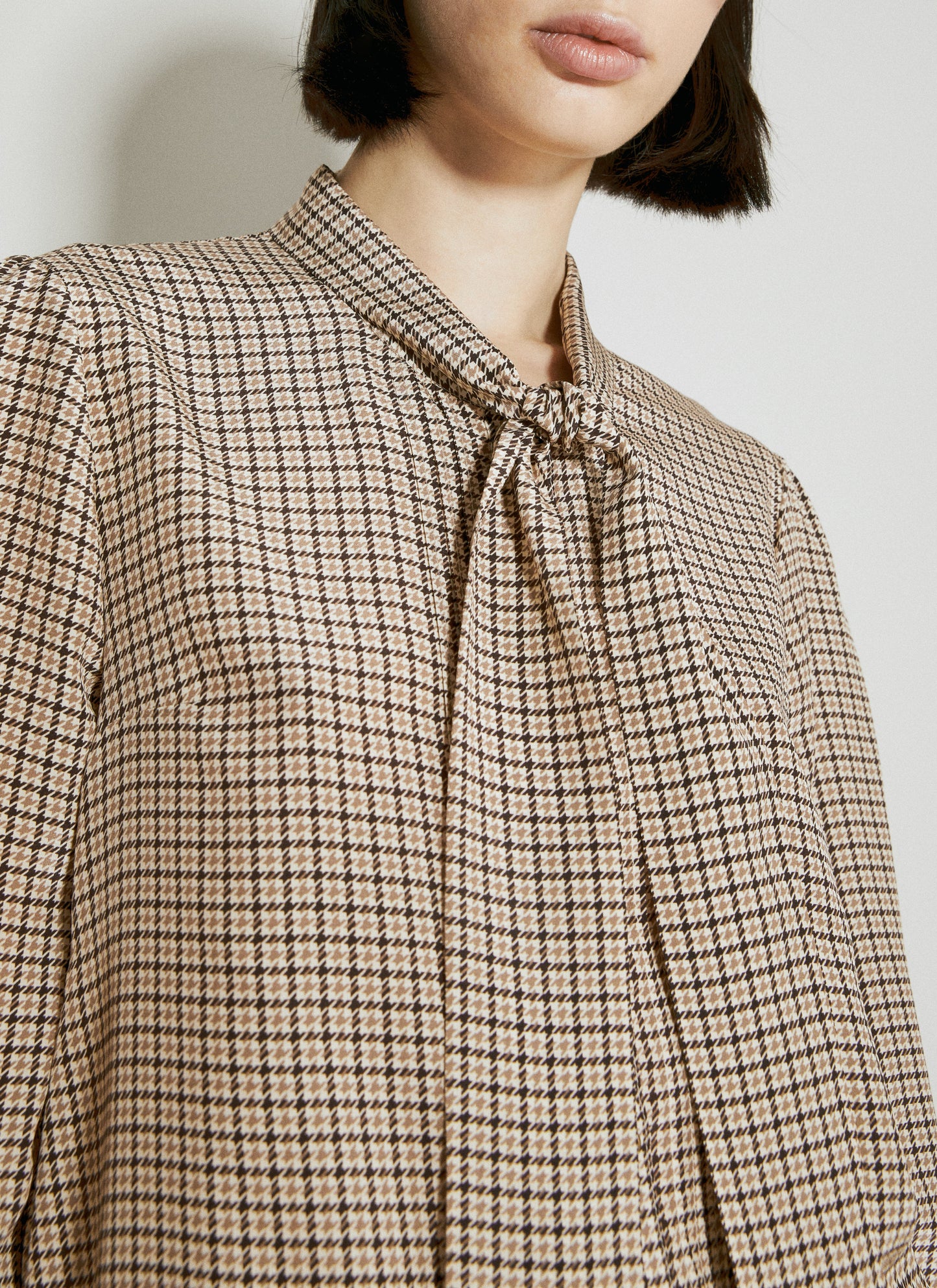 Prada Women Jacquard Crepe De Chine Shirt PRADA
