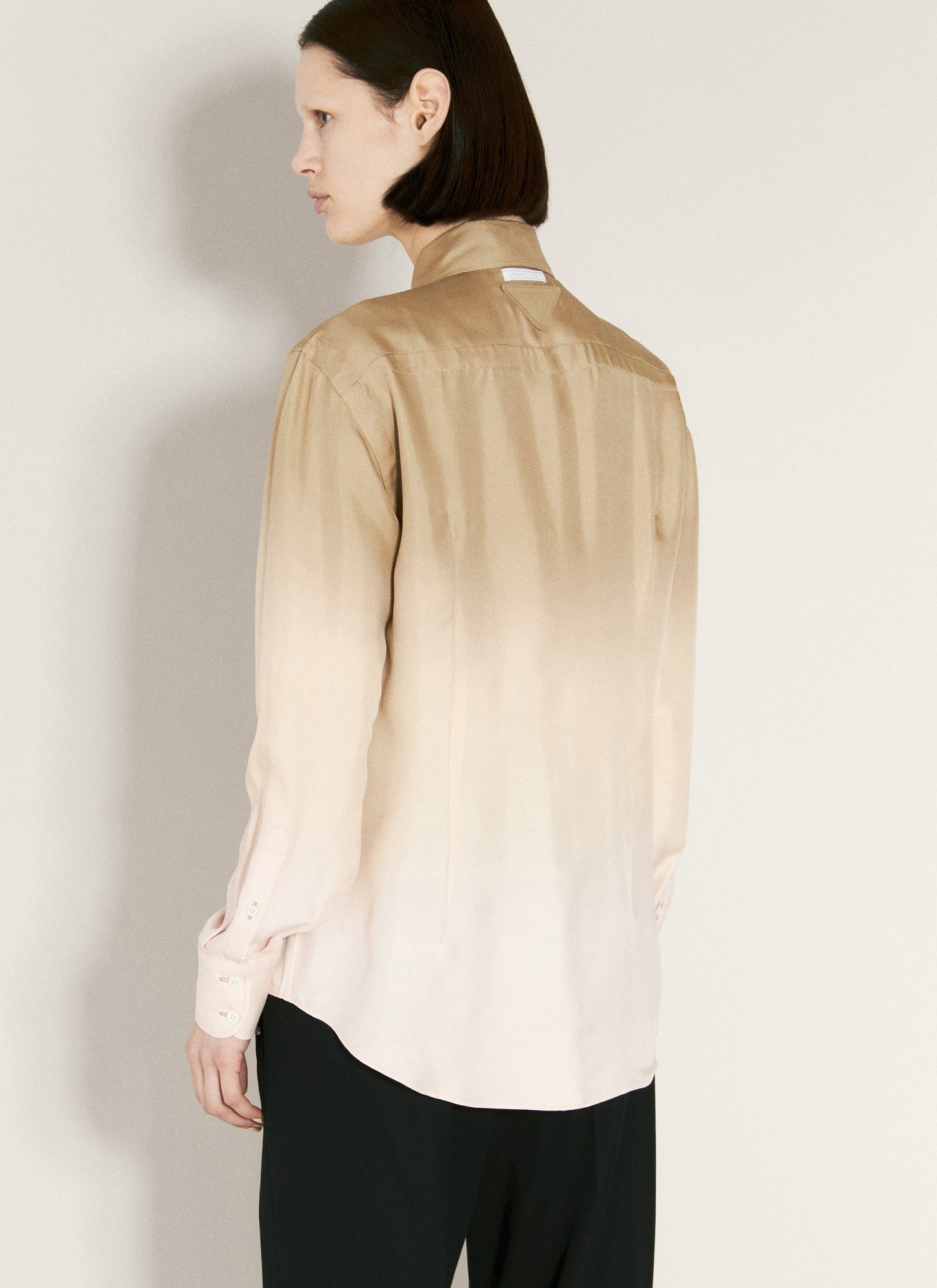 Prada Women Ombre Silk Shirt PRADA