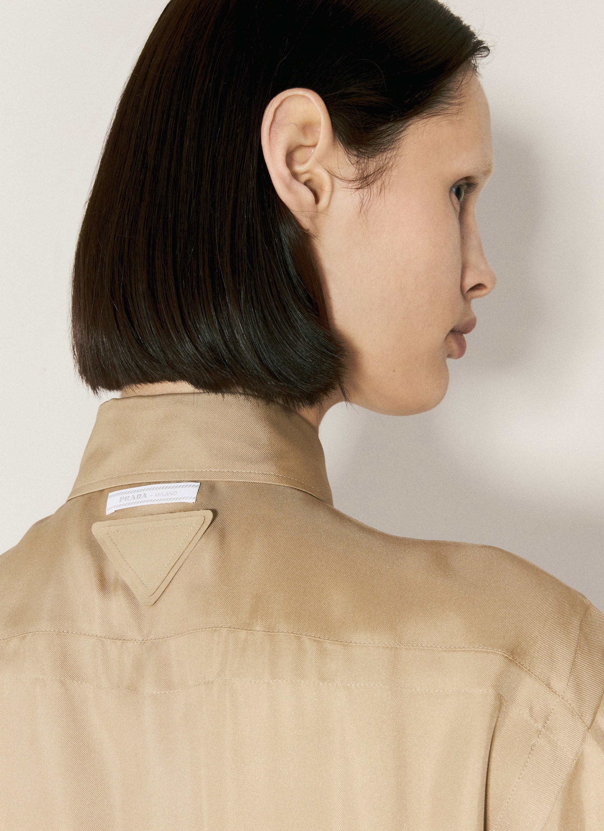 Prada Women Ombre Silk Shirt PRADA