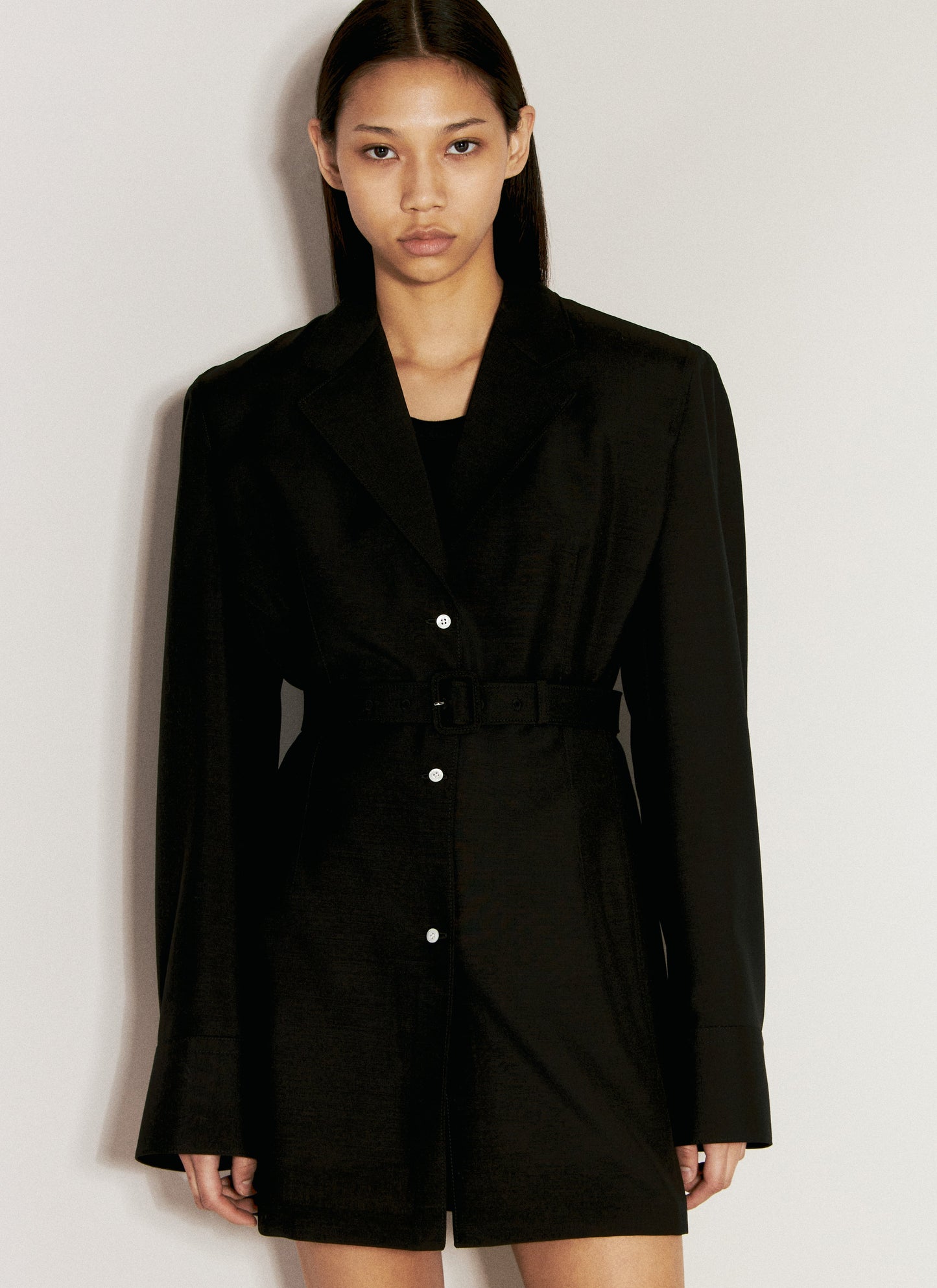 Prada Women Single-Breasted Light Mohair Jacket PRADA