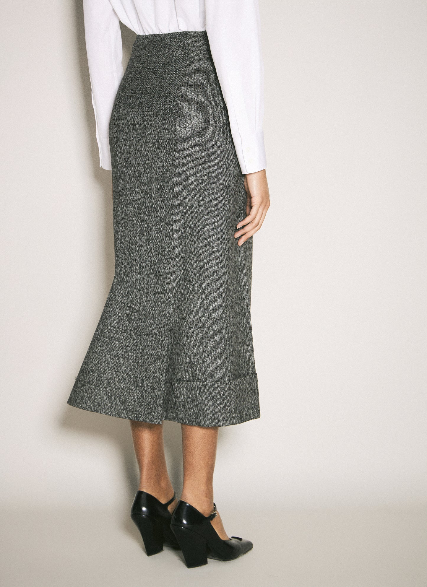 Prada Women Wool Maxi Skirt PRADA