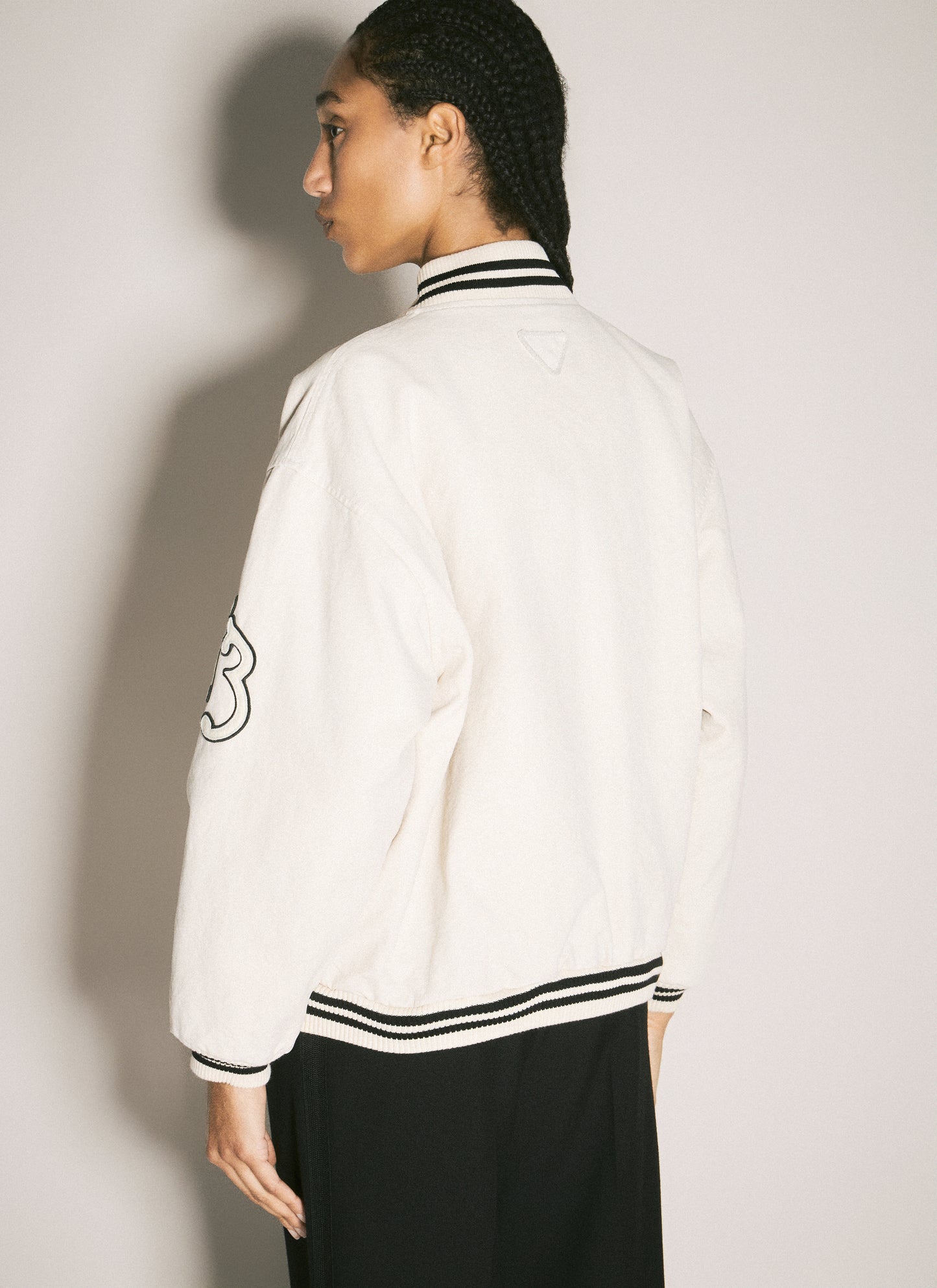 Prada Women Canvas Bomber Jacket PRADA