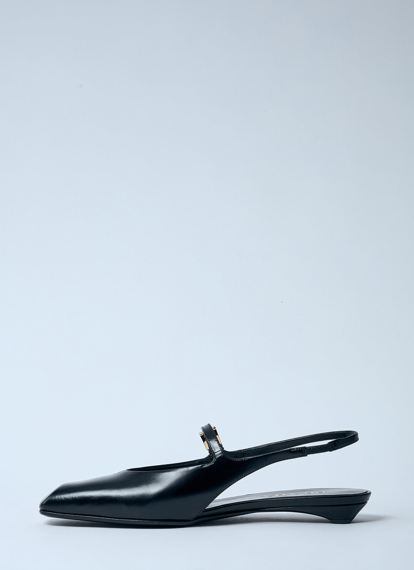 Prada Women Leather Slingback Ballerina Pumps PRADA
