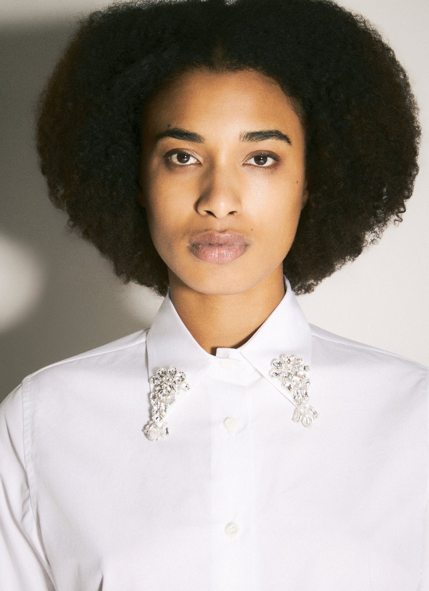 Prada Women Embroidered Poplin Shirt PRADA
