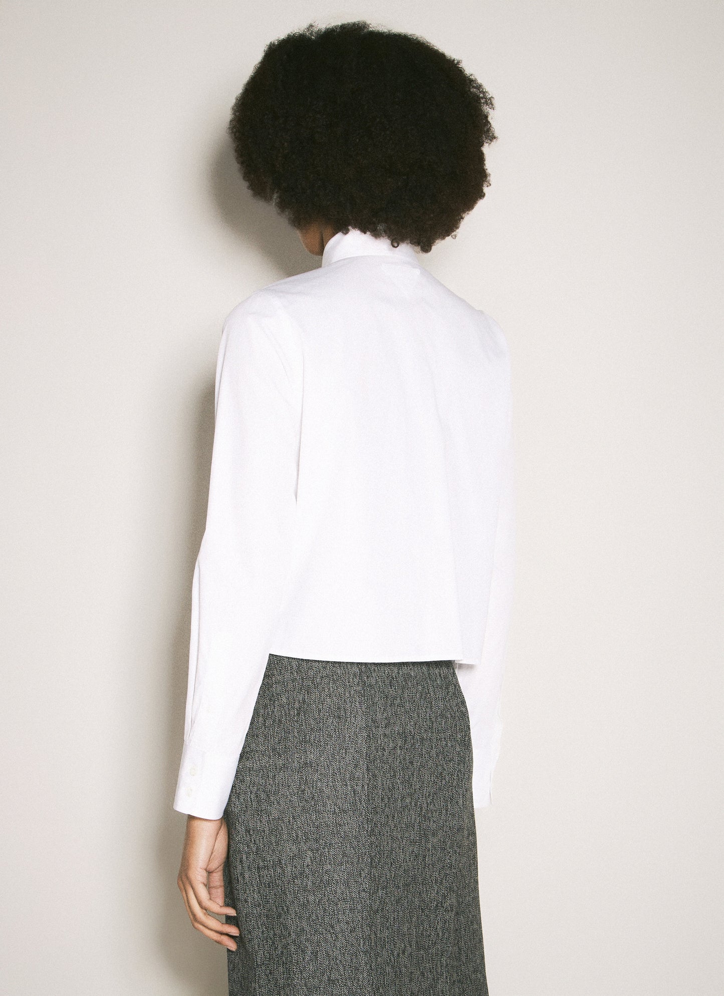 Prada Women Embroidered Poplin Shirt PRADA