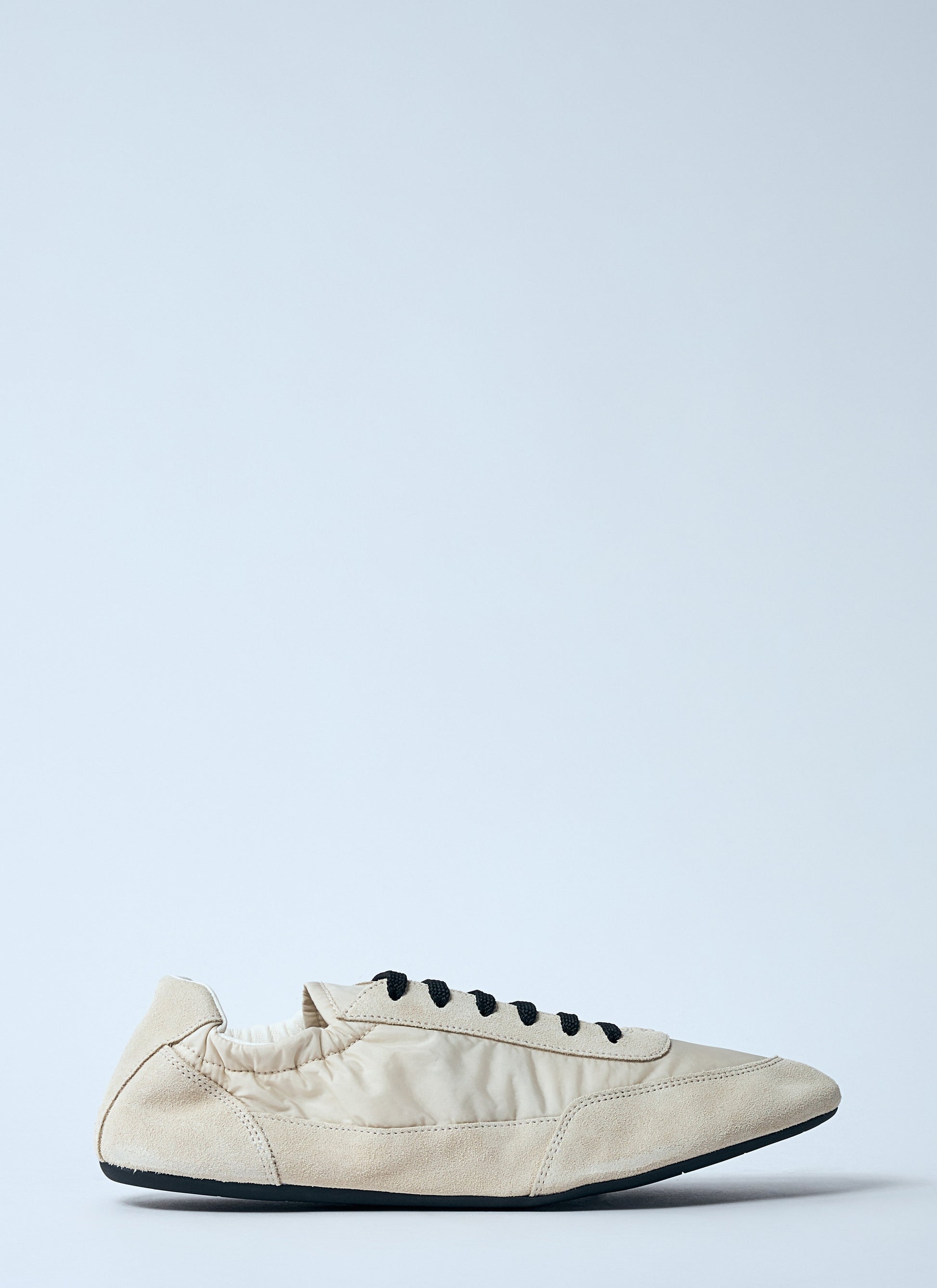 Prada Women Collapse Re-Nylon And Suede Sneakers PRADA