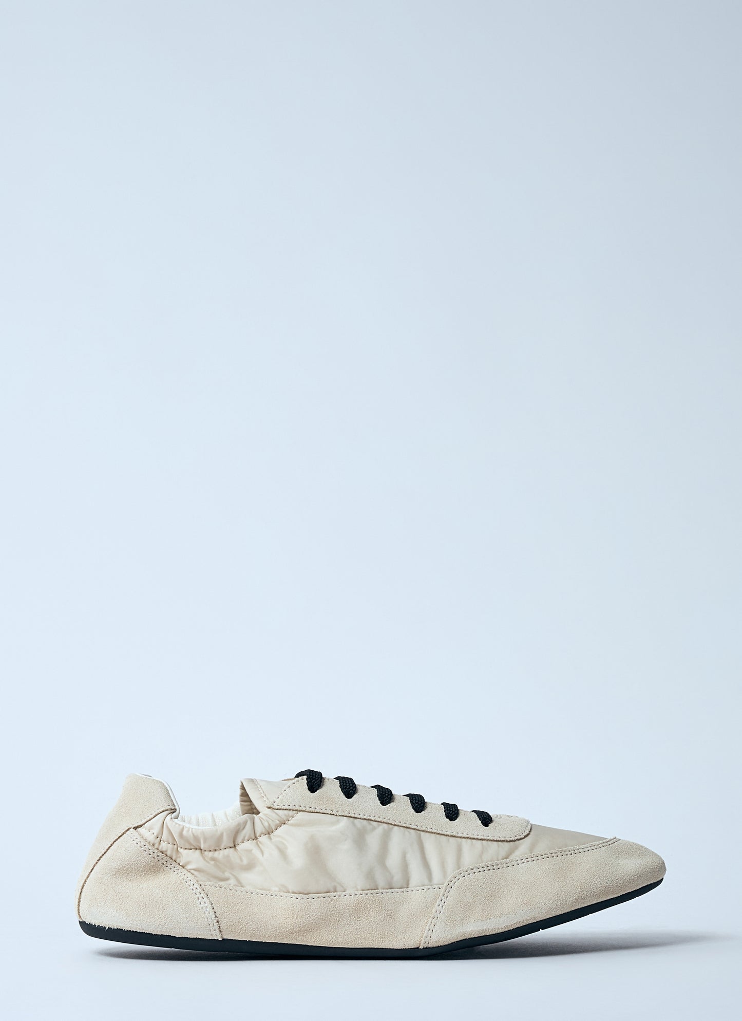 Prada Women Collapse Re-Nylon And Suede Sneakers PRADA
