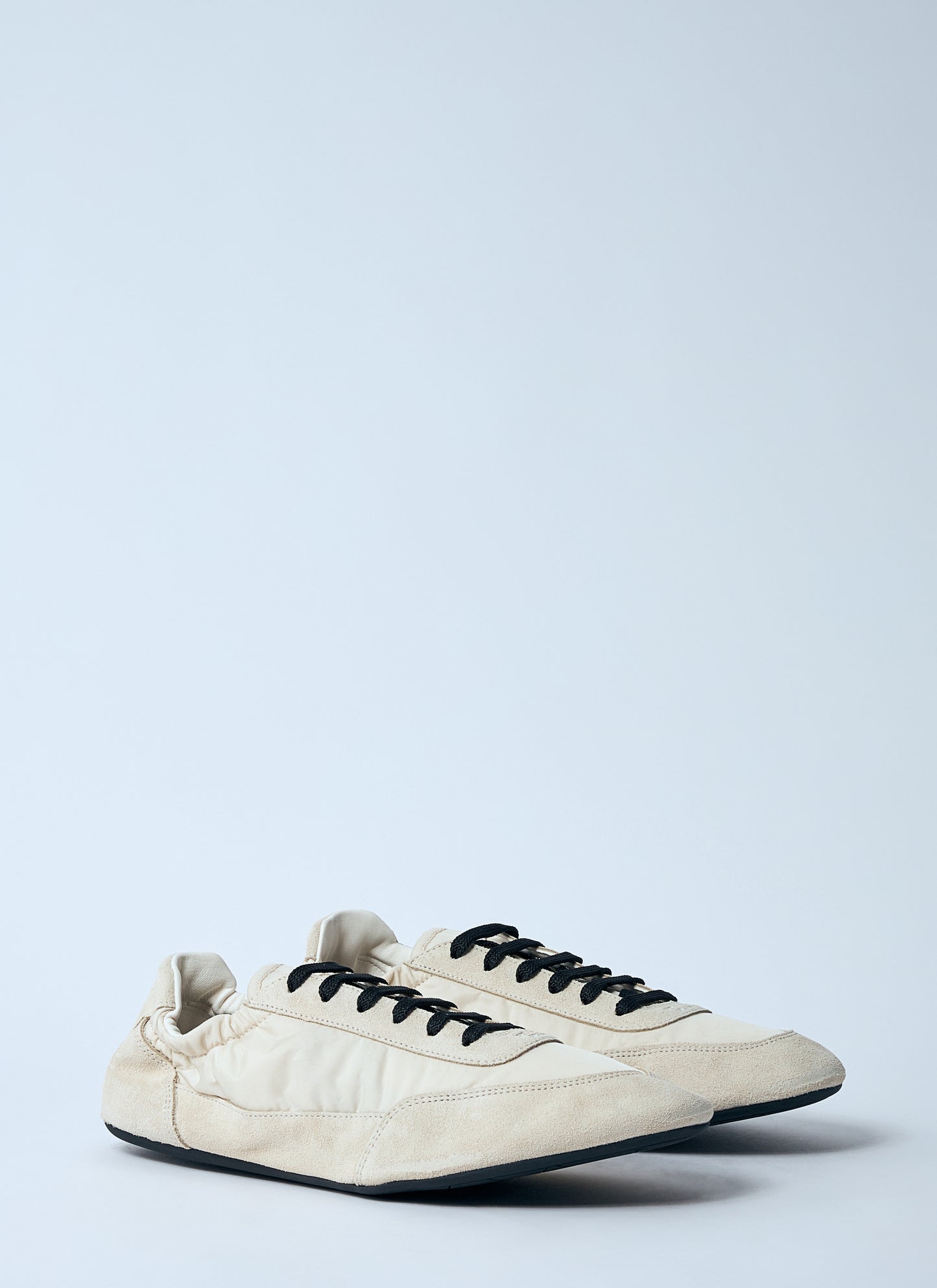 Prada Women Collapse Re-Nylon And Suede Sneakers PRADA