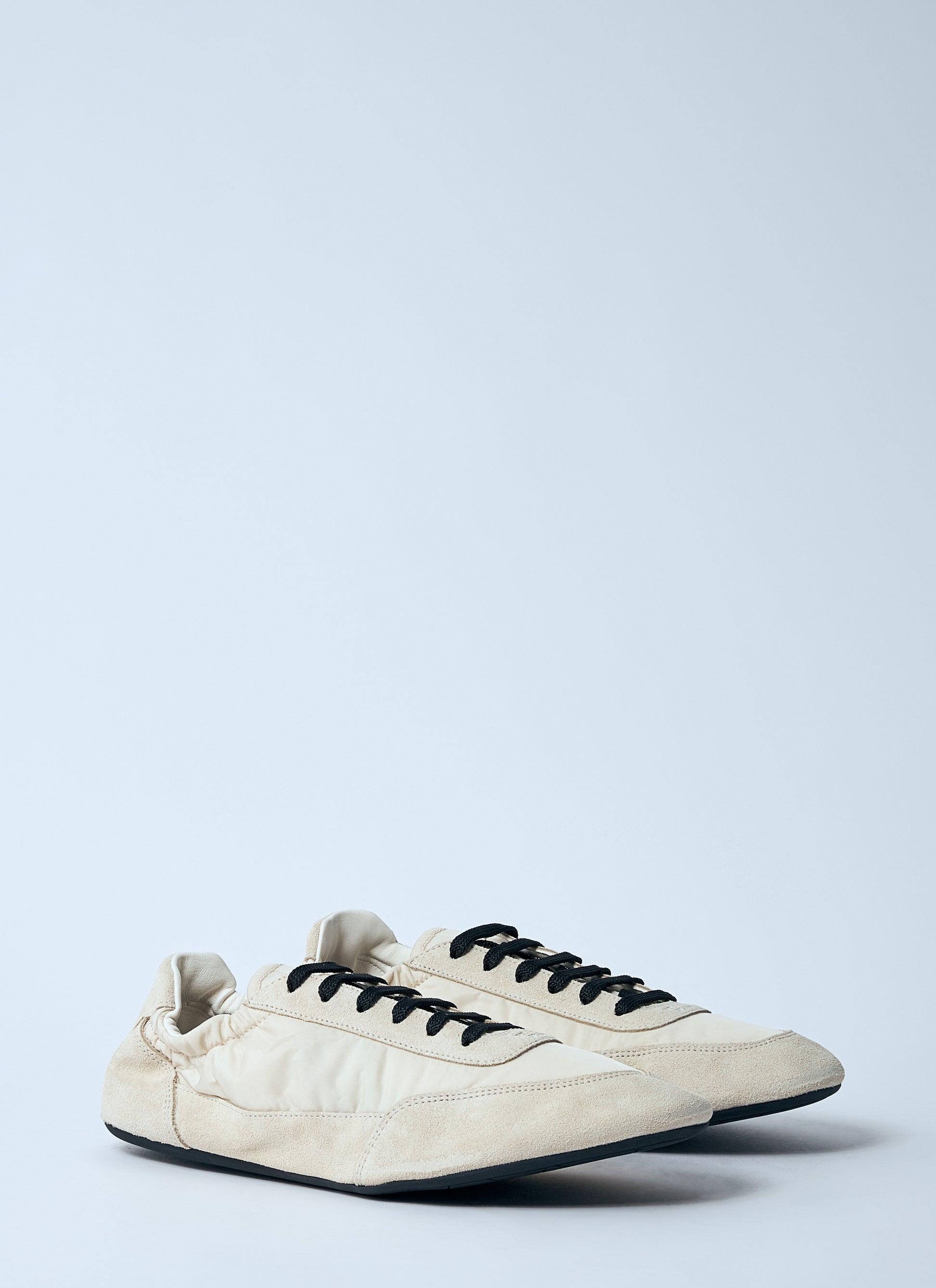 Prada Women Collapse Re-Nylon And Suede Sneakers PRADA