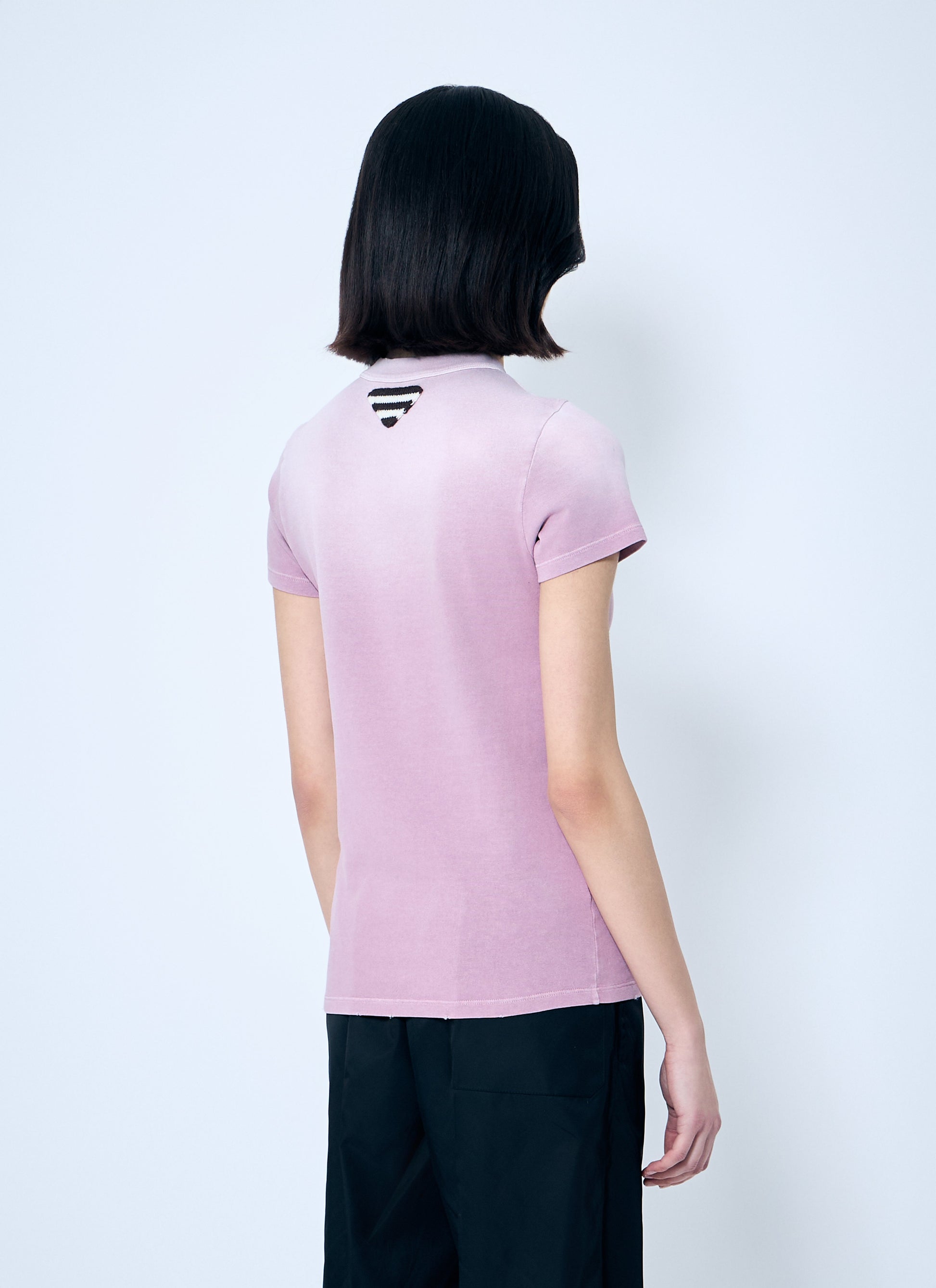 Prada Women Logo Print T-Shirt PRADA