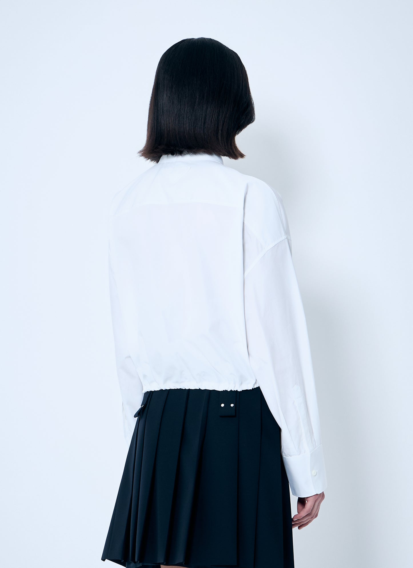 Prada Women Drawstring Hem Shirt PRADA