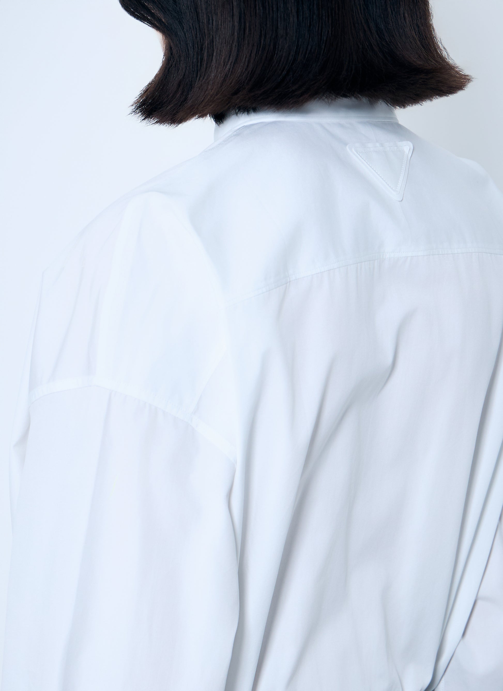 Prada Women Drawstring Hem Shirt PRADA