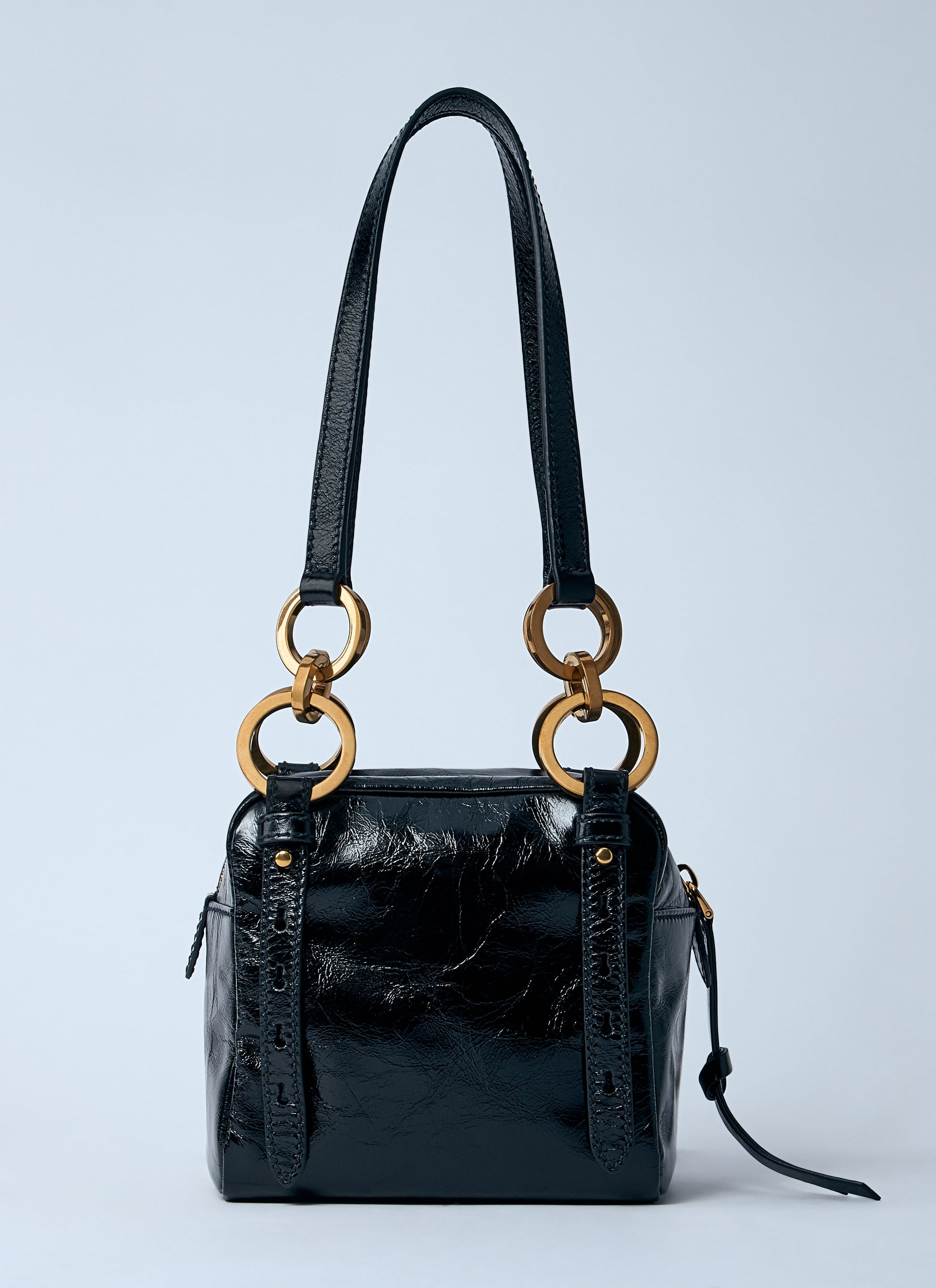 Prada Women Mini Dangle Leather Handbag PRADA