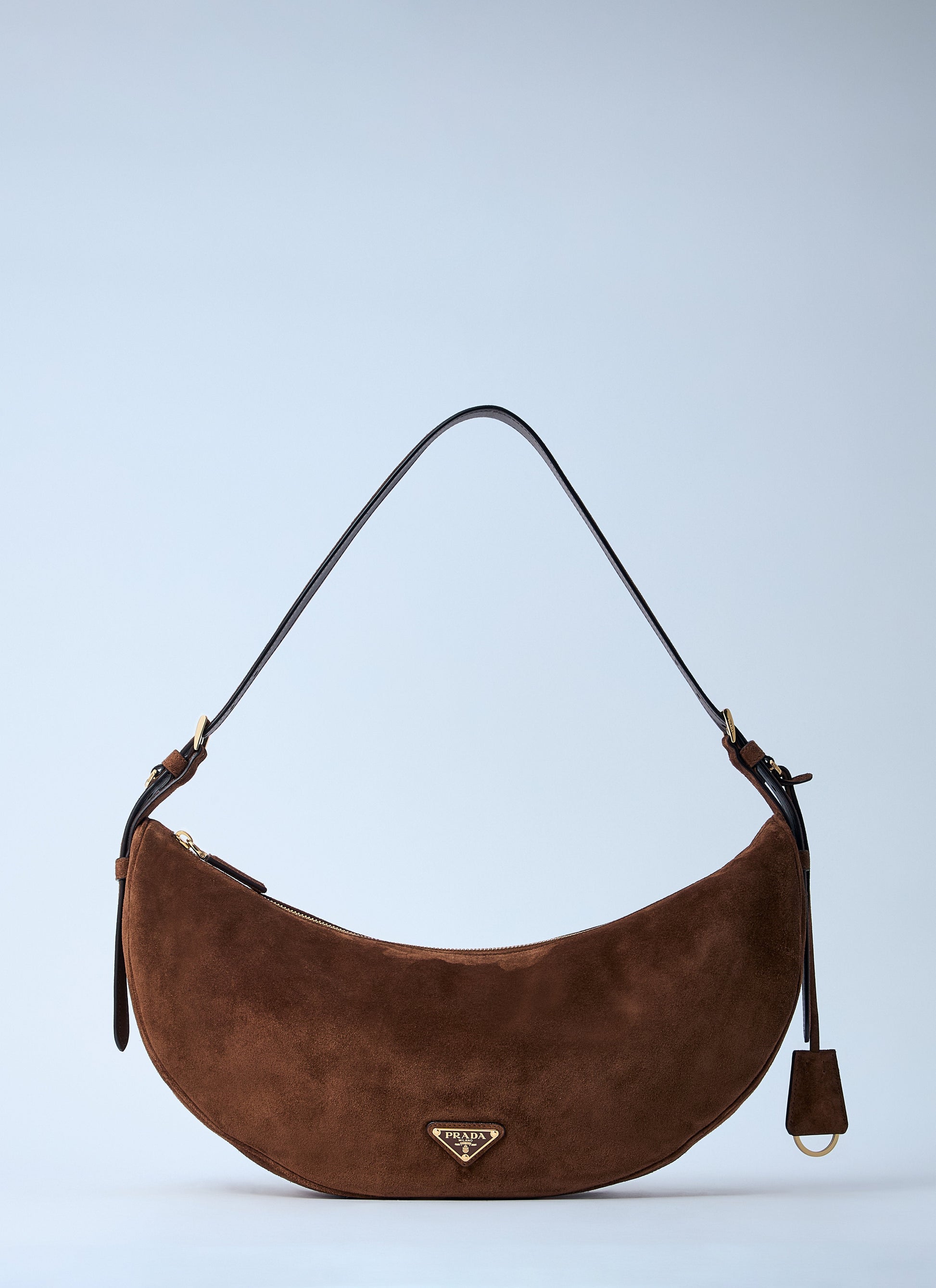 Prada Women Small Suede Shoulder Bag PRADA