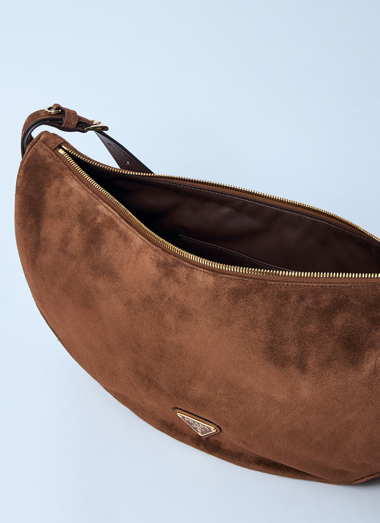 Prada Women Small Suede Shoulder Bag PRADA