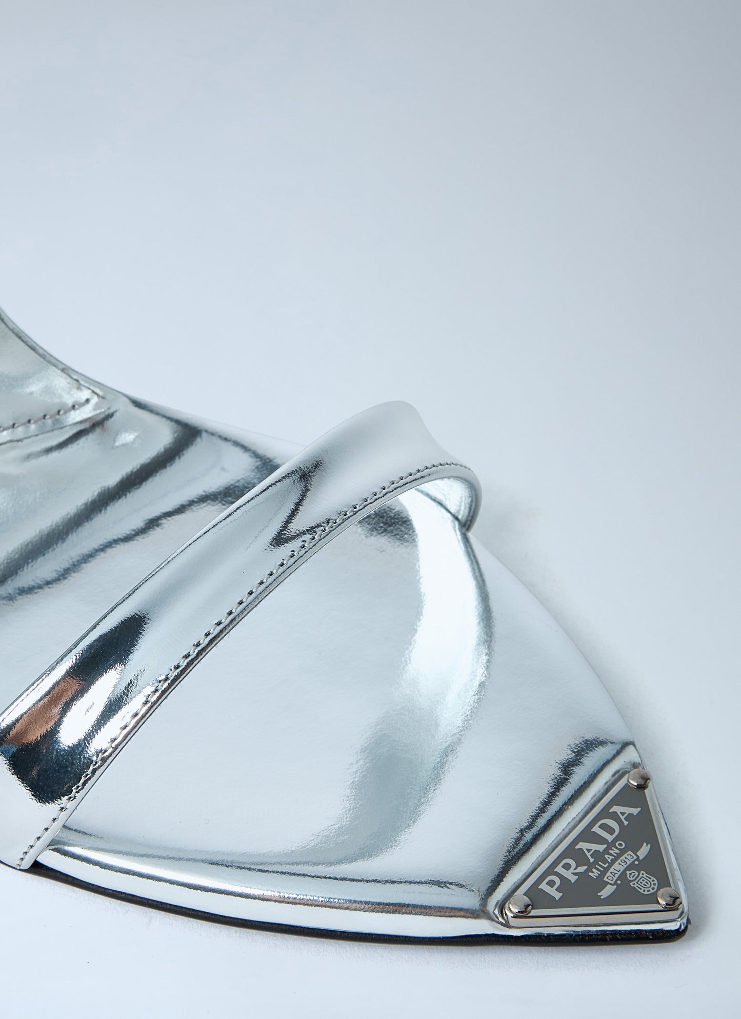 Prada Women Leather Heeled Sandals PRADA