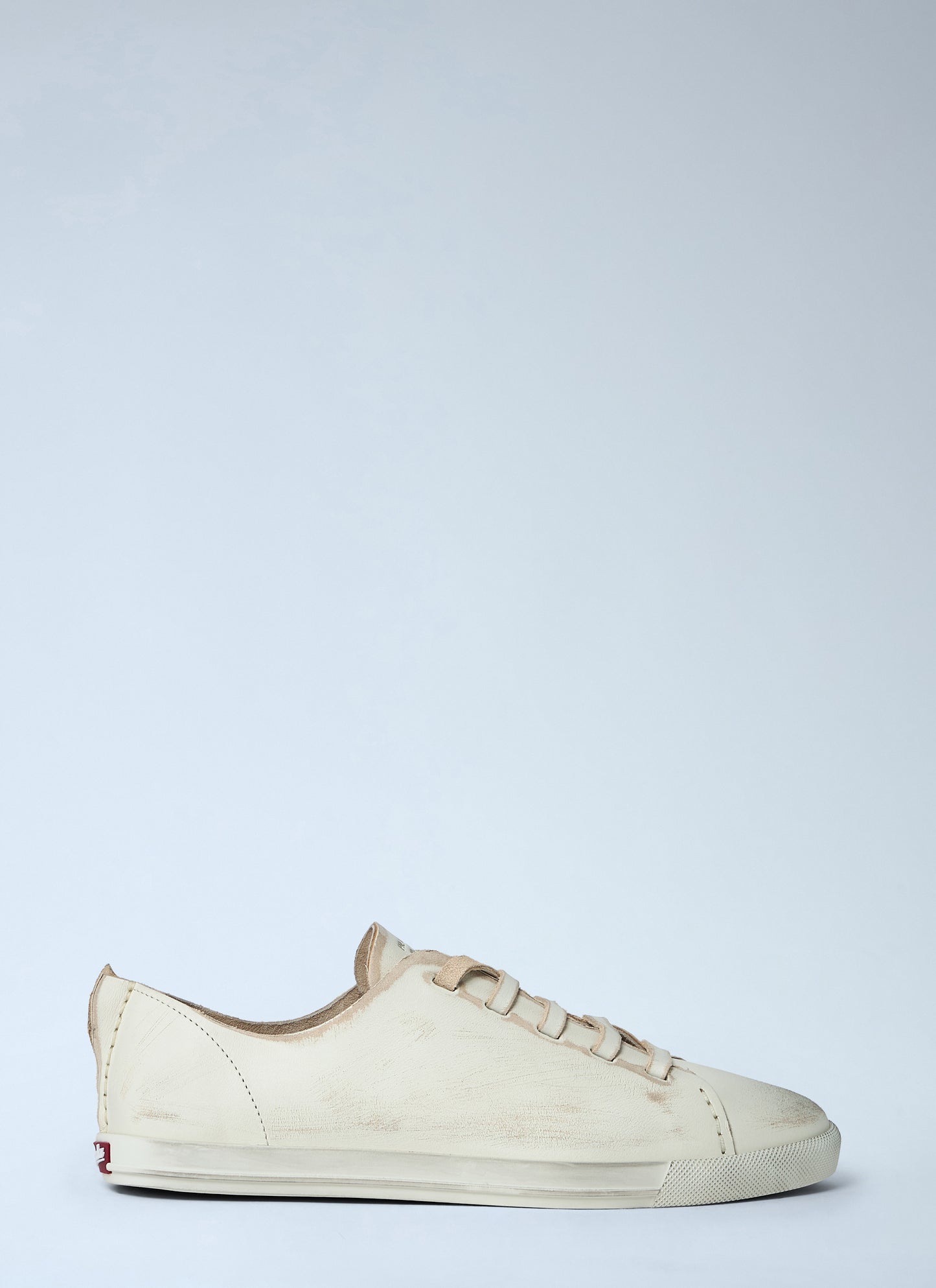 Prada Women Antiqued Leather Sneakers PRADA