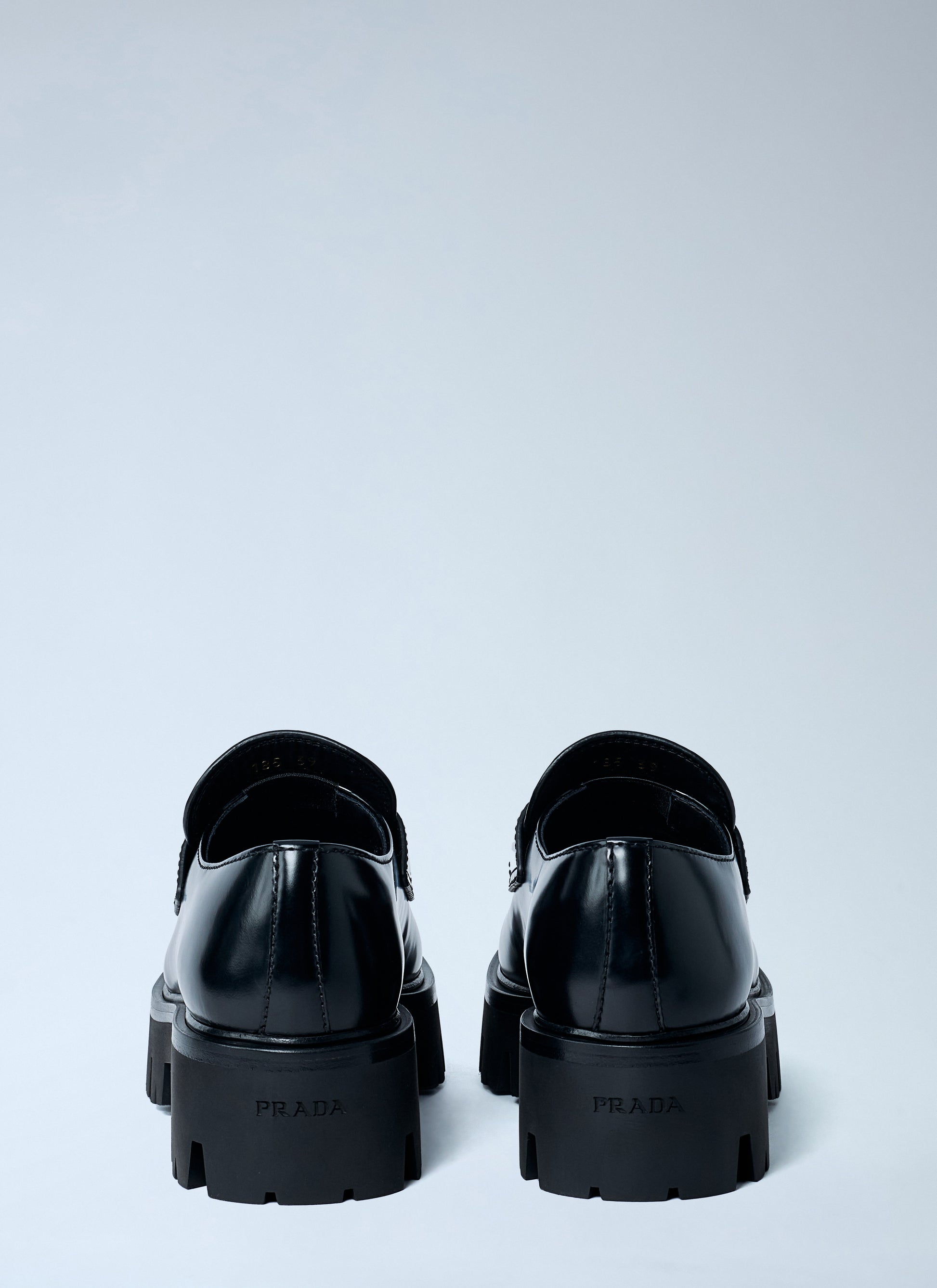 Prada Women Mocassini Spazzolato Nero PRADA