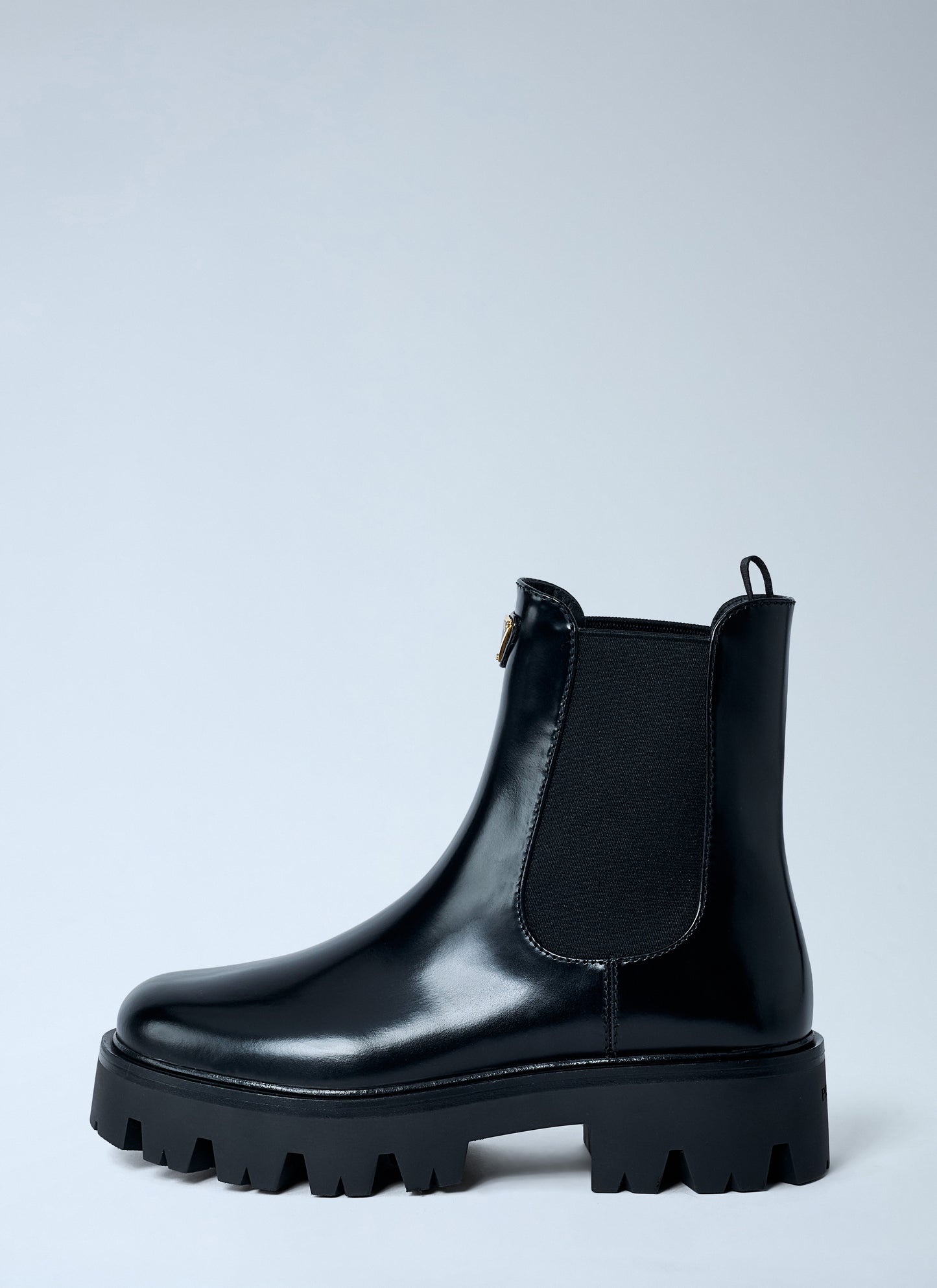 Prada Women Logo Plaque Ankle Boots PRADA
