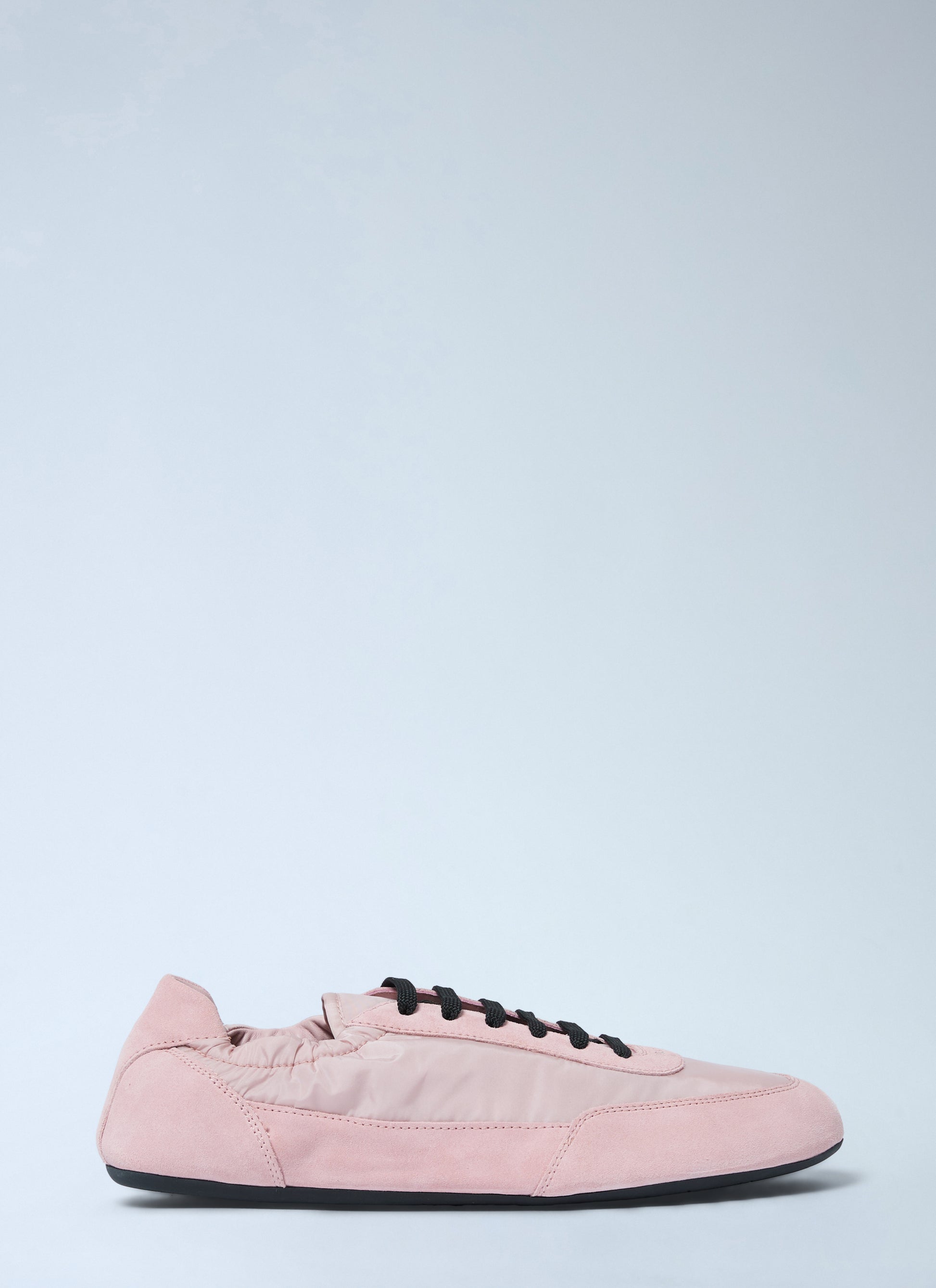 Prada Women Collapse Re-Nylon And Suede Sneakers PRADA