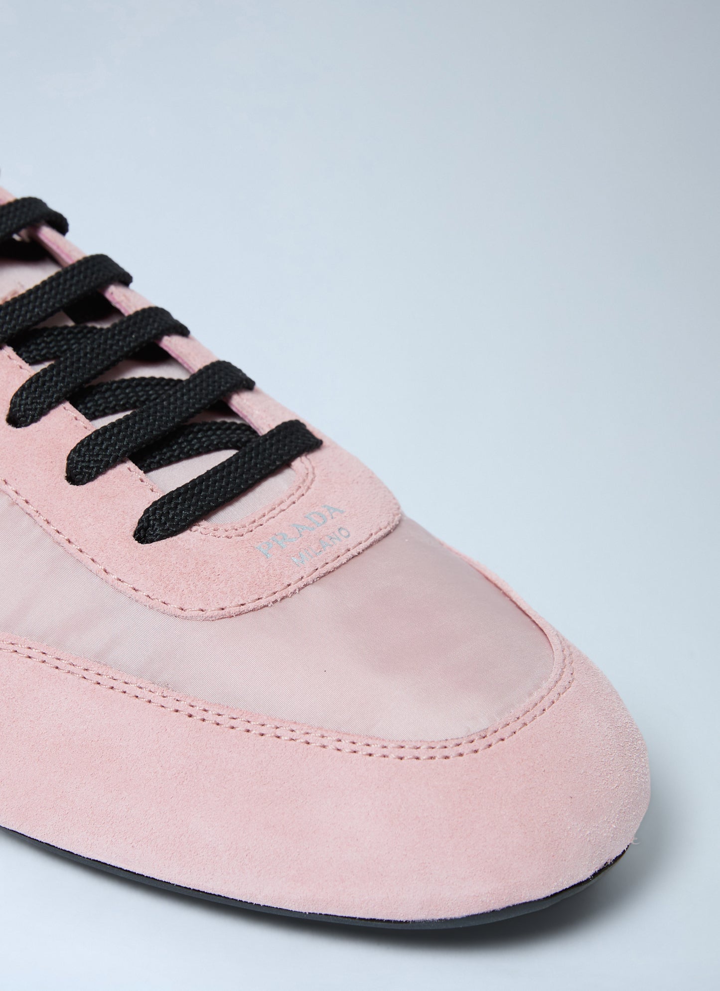 Prada Women Collapse Re-Nylon And Suede Sneakers PRADA