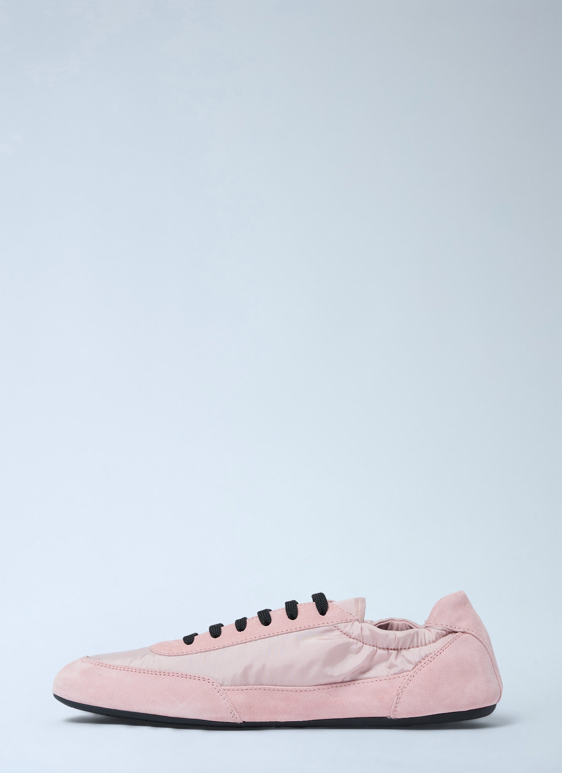 Prada Women Collapse Re-Nylon And Suede Sneakers PRADA