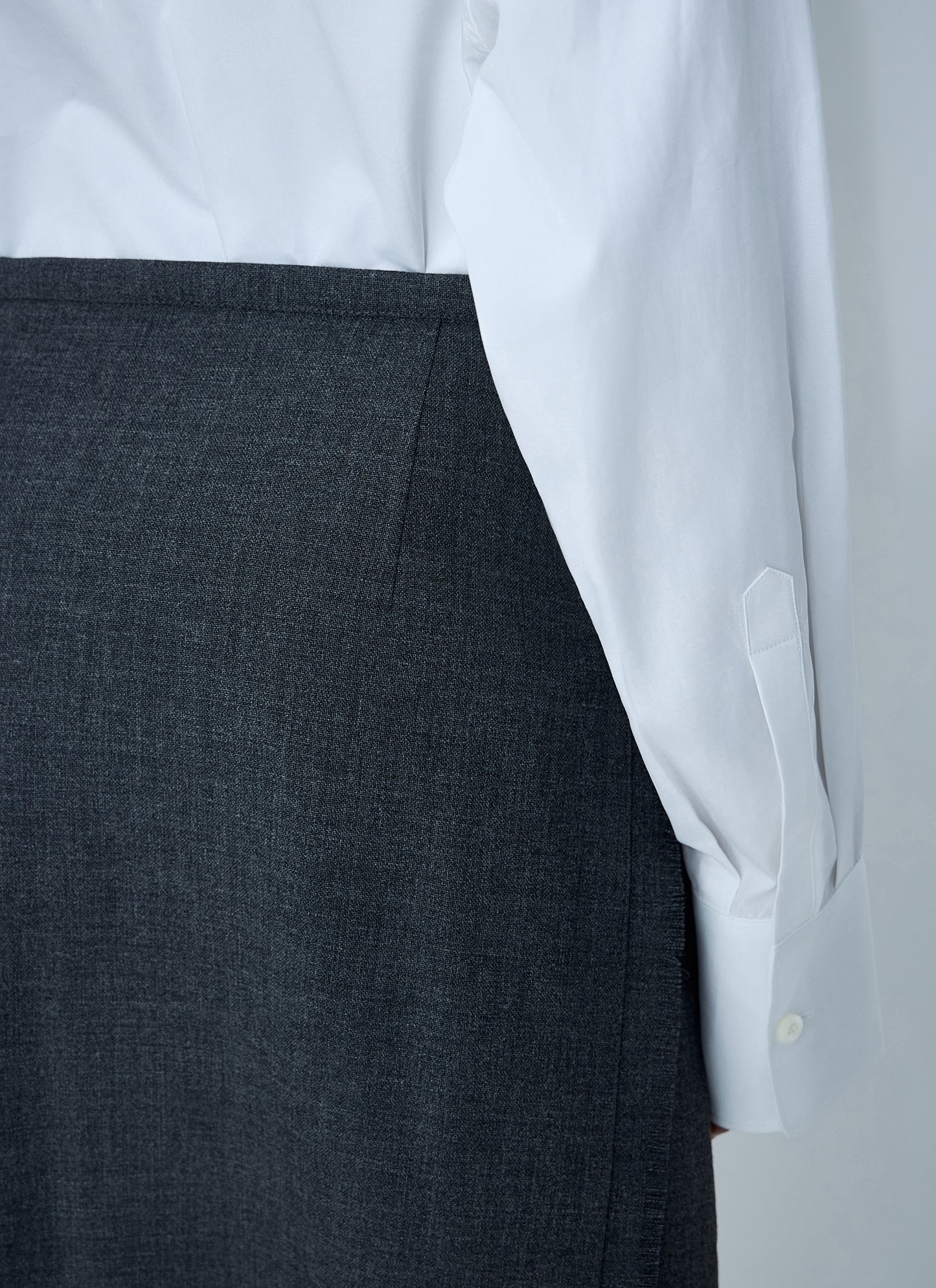 Prada Women Pleated Rush Stitch Skirt With Belt PRADA