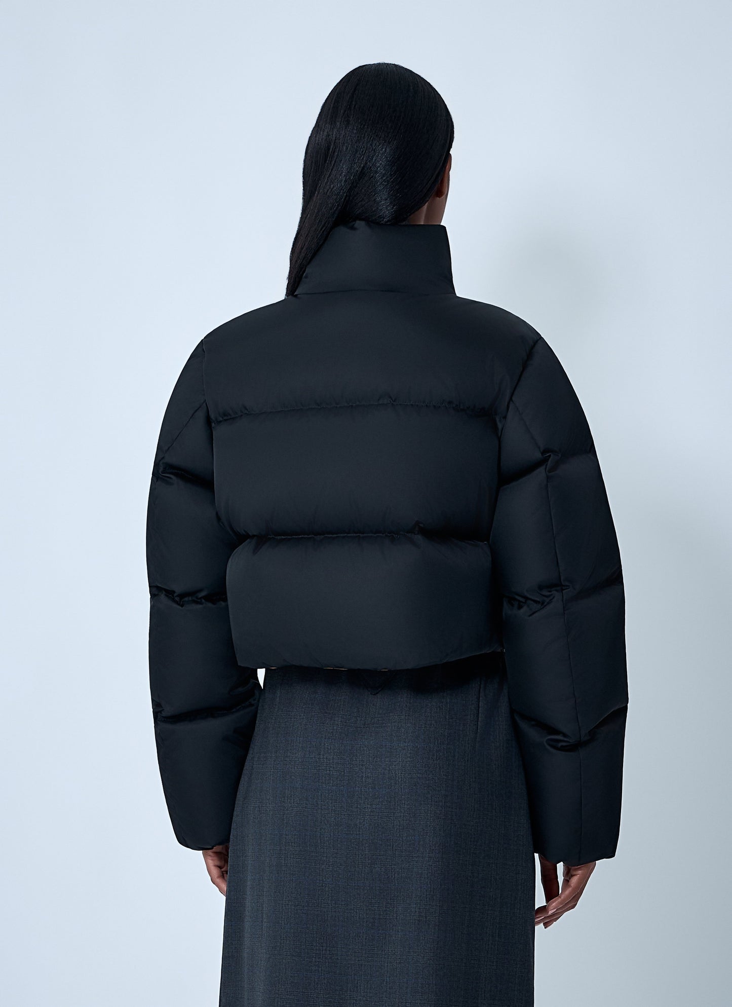 Prada Women Short Re-Nylon Down Jacket PRADA