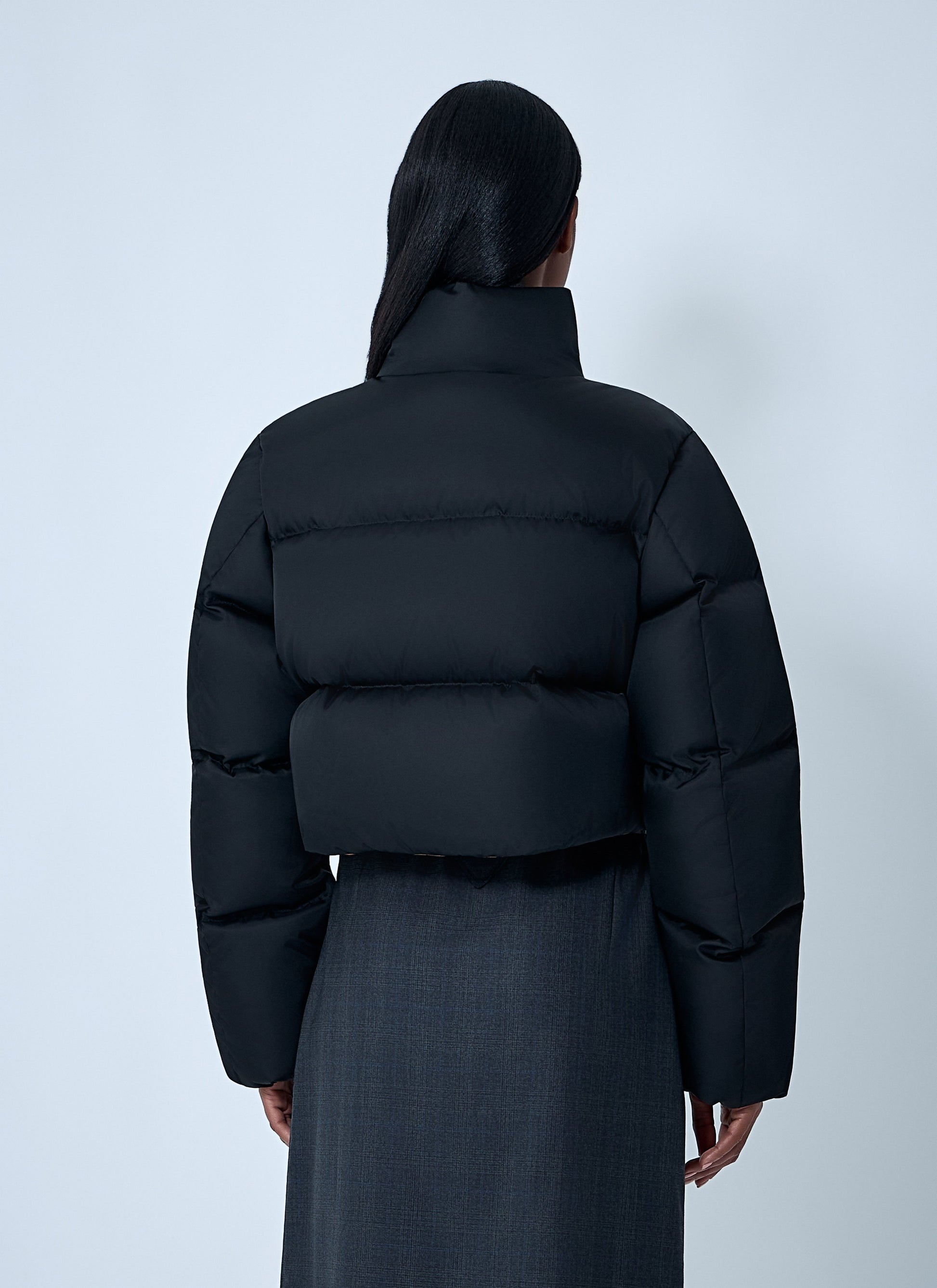 Prada Women Short Re-Nylon Down Jacket PRADA