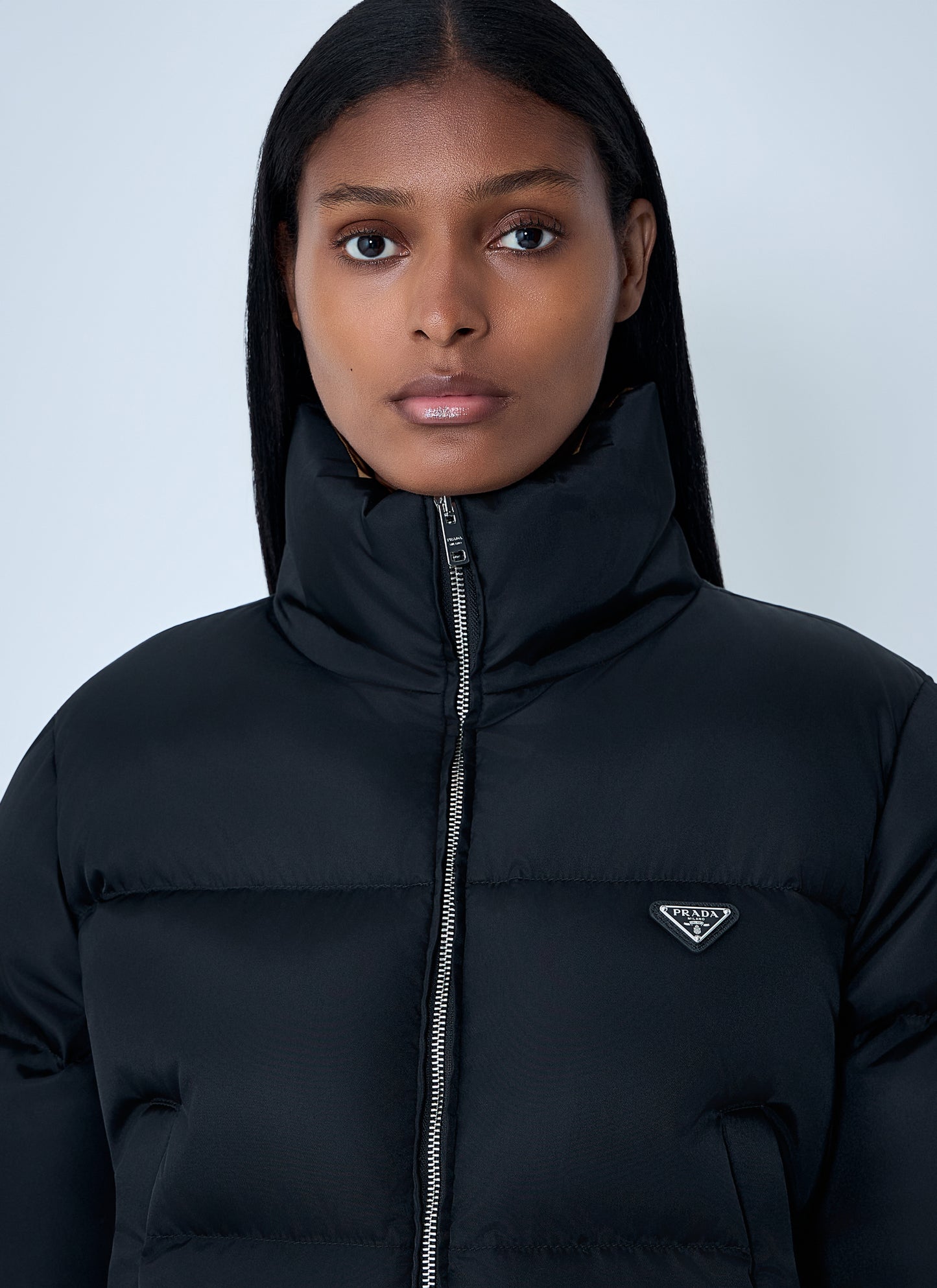 Prada Women Short Re-Nylon Down Jacket PRADA