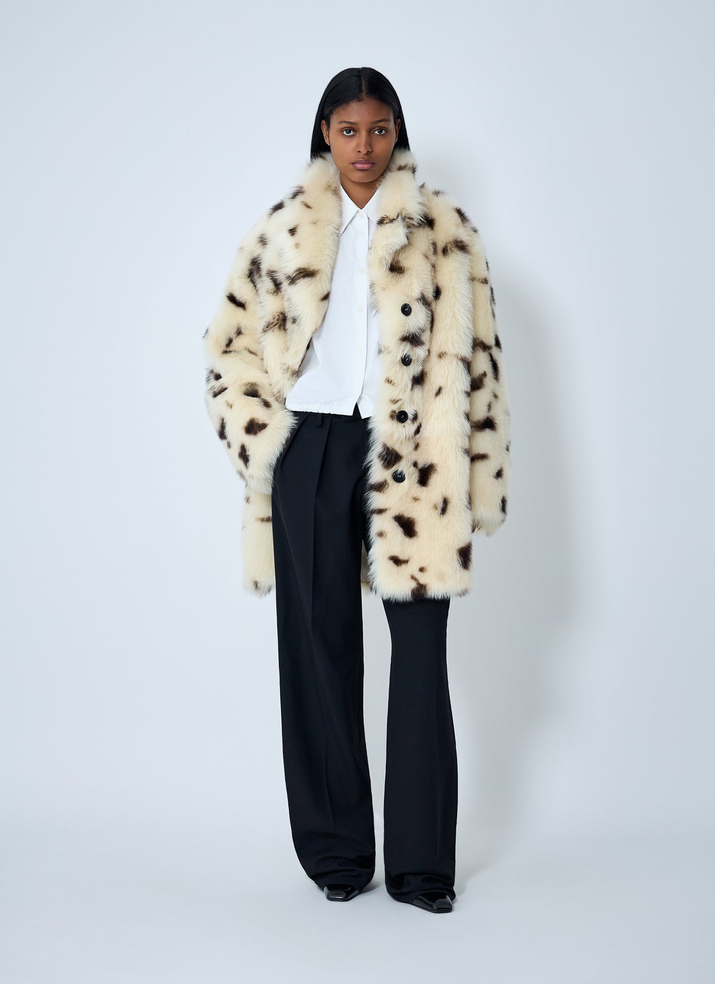 Prada Women Shearling Coat PRADA