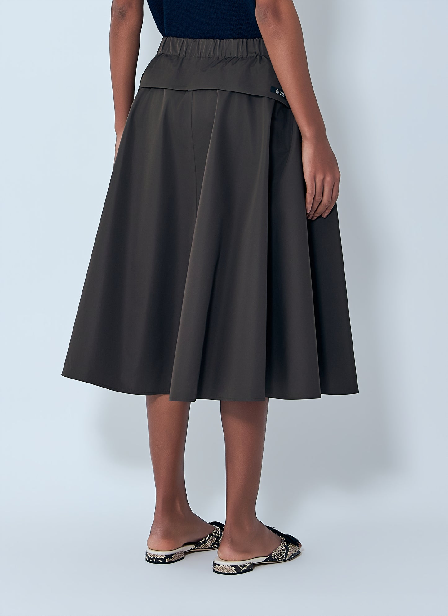 Prada Women Technical Fabric Circle Skirt PRADA