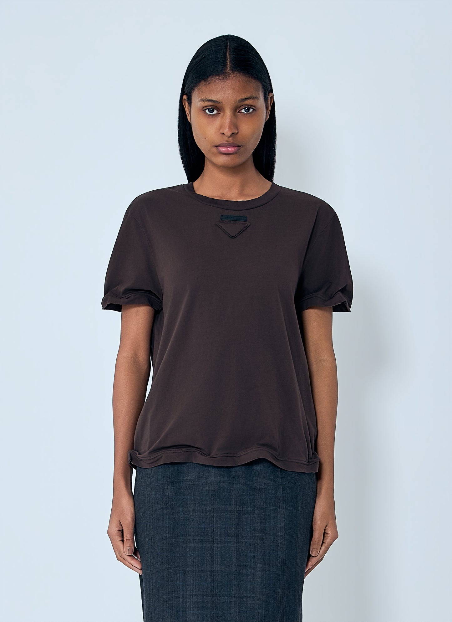 Prada Women Cotton Jersey T-Shirt PRADA