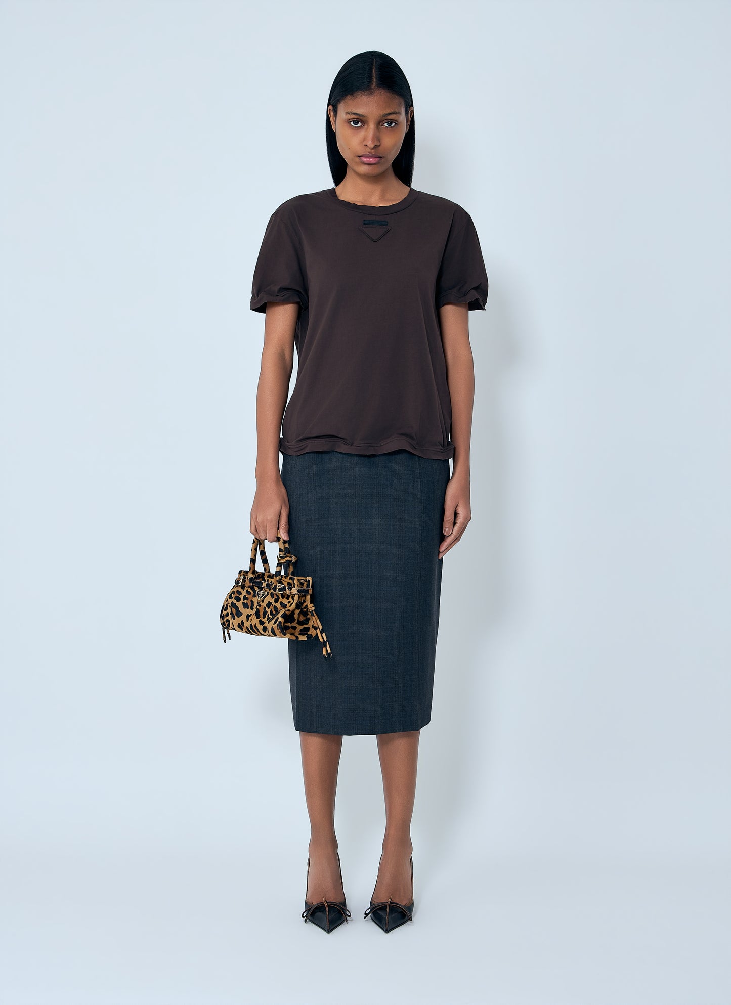 Prada Women Cotton Jersey T-Shirt PRADA