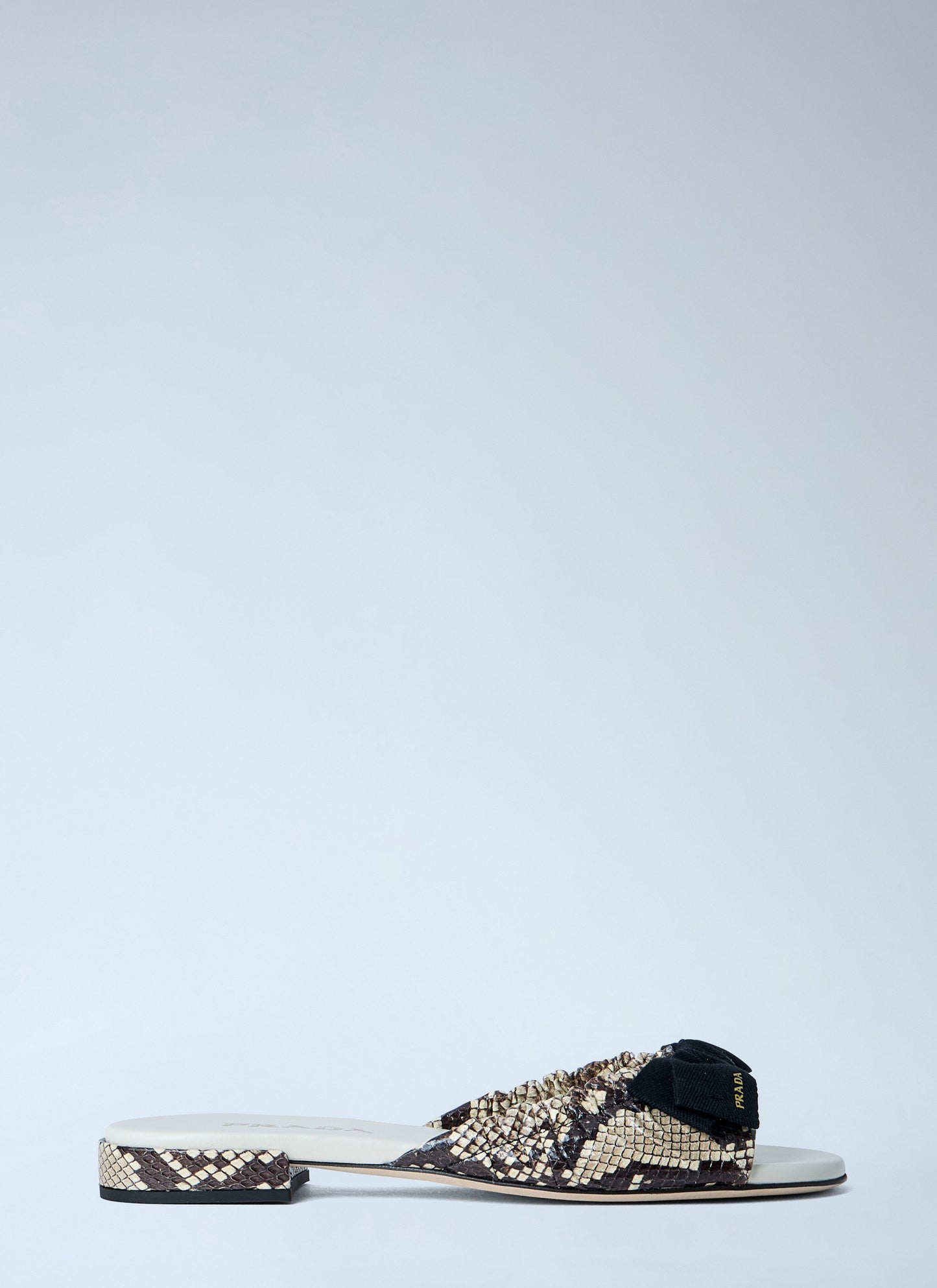 Prada Women Textured Slide Sandals PRADA