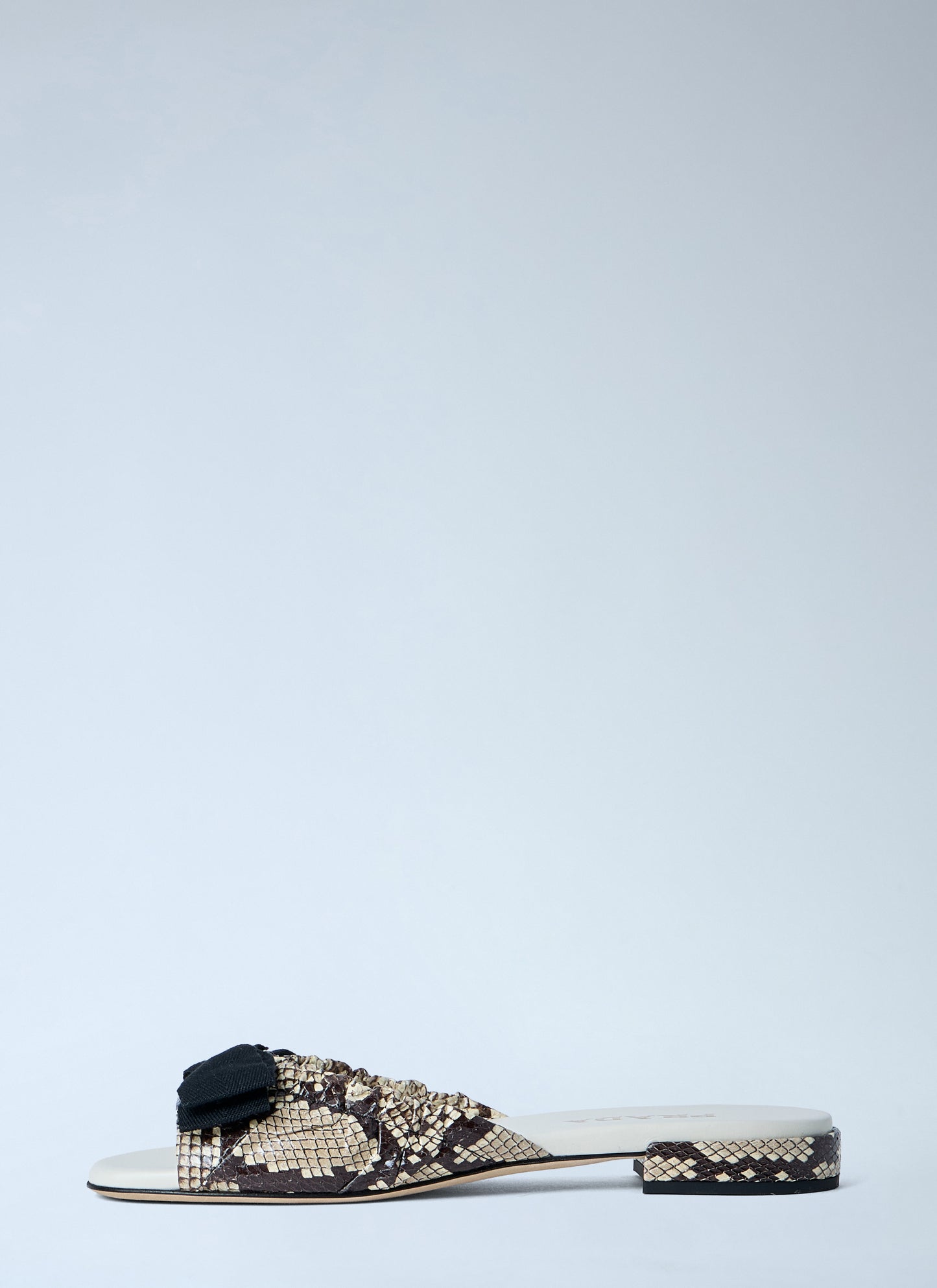 Prada Women Textured Slide Sandals PRADA