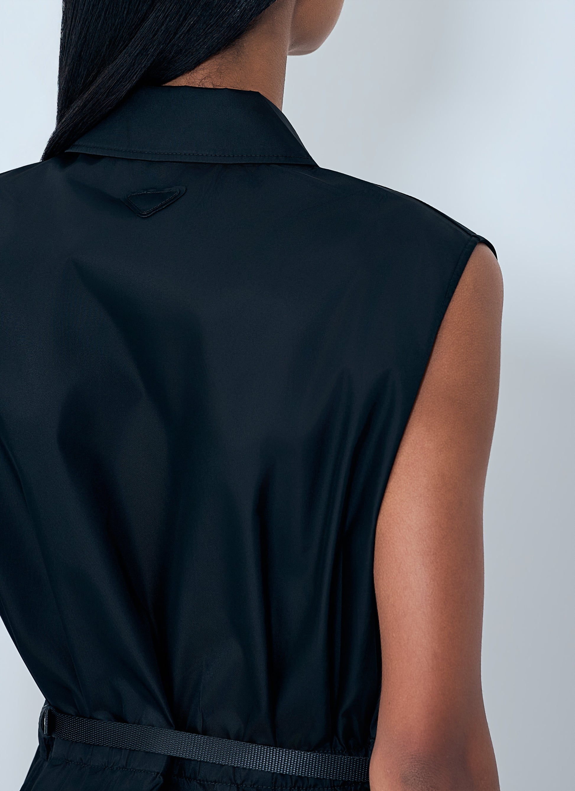 Prada Women Re-Nylon Belted Mini Dress PRADA