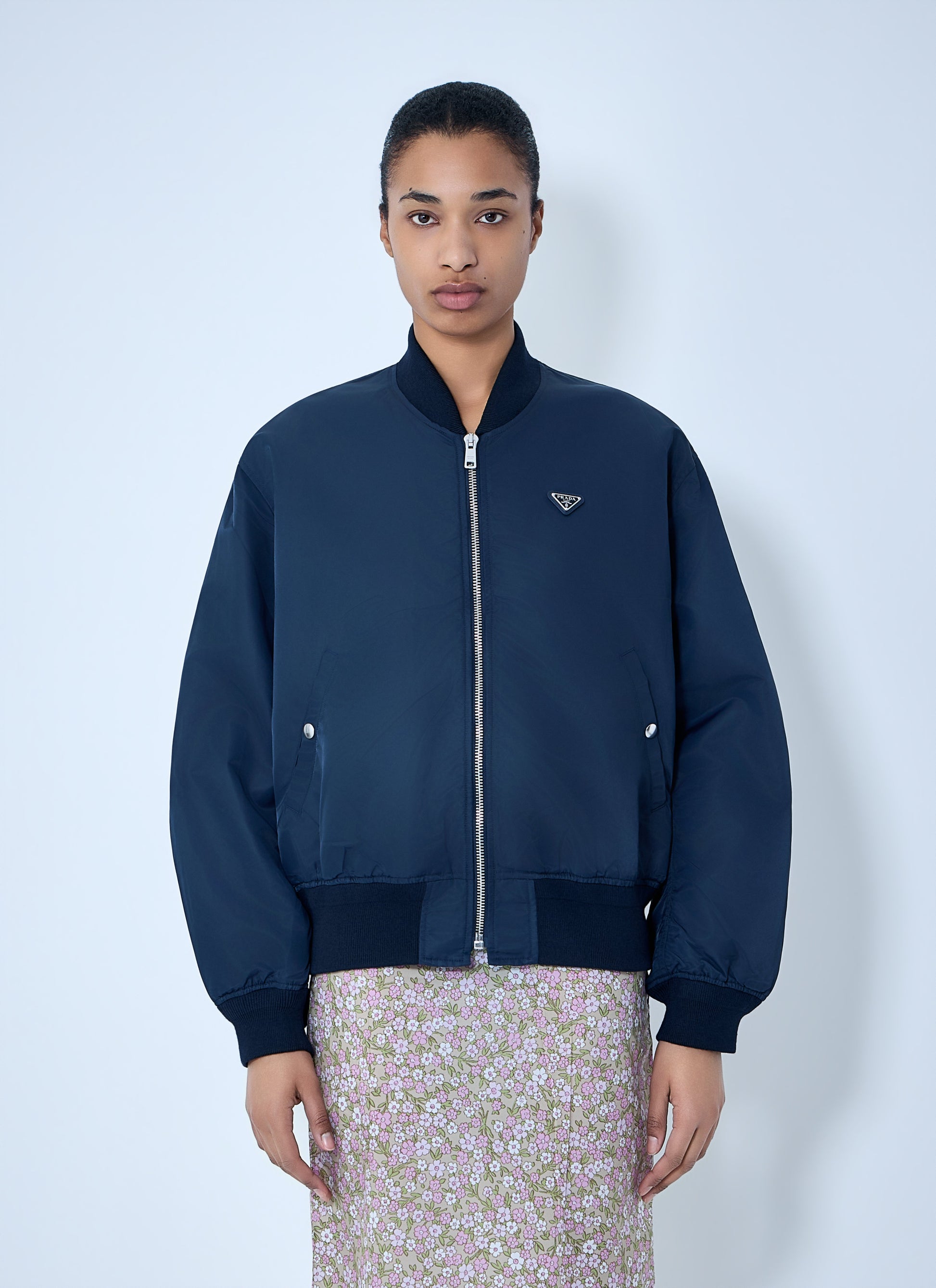 Prada Women Zip-Up Bomber Jacket PRADA