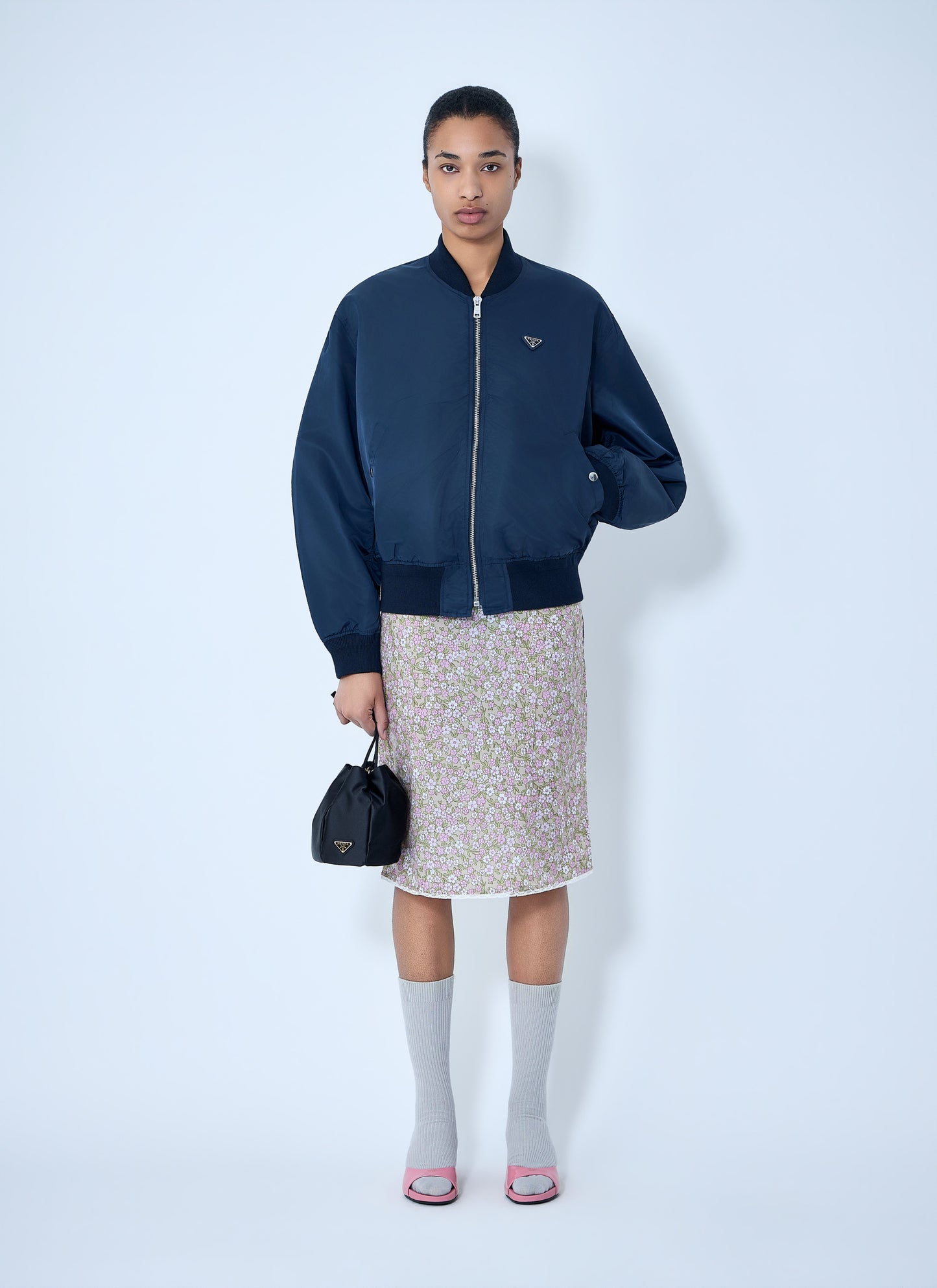 Prada Women Zip-Up Bomber Jacket PRADA