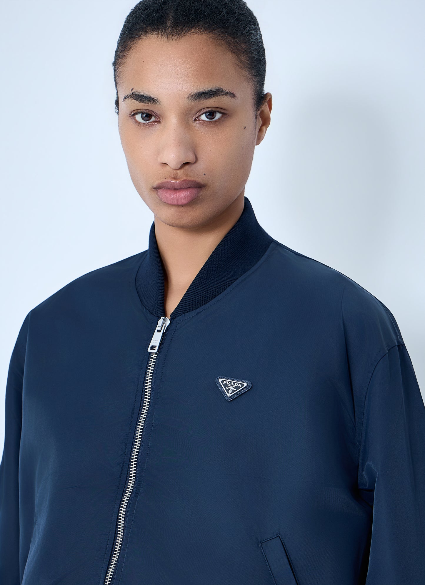 Prada Women Zip-Up Bomber Jacket PRADA