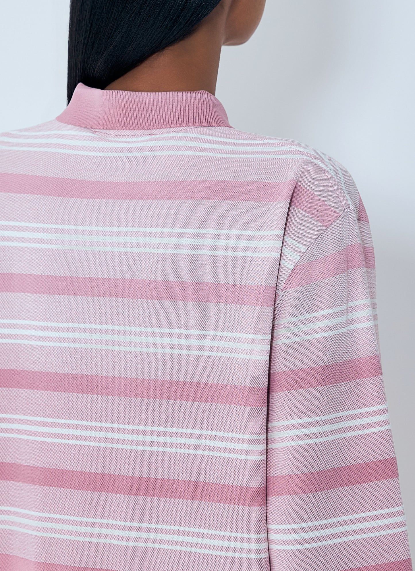 Prada Women Striped Piqué Polo Shirt PRADA