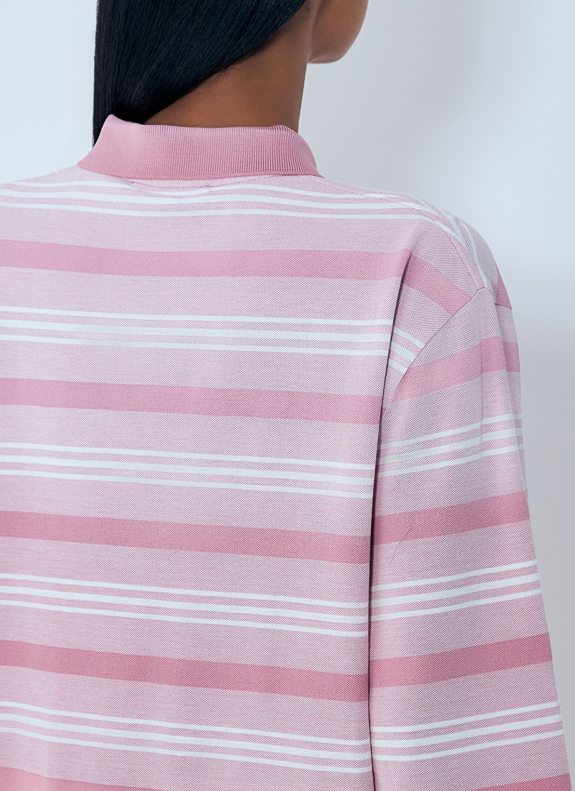 Prada Women Striped Piqué Polo Shirt PRADA