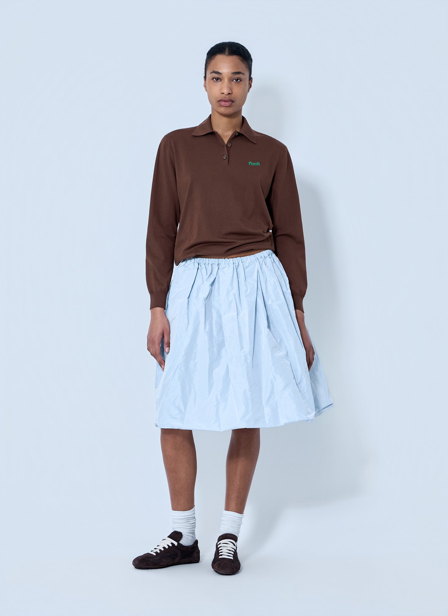 Prada Women Silk Polo Shirt PRADA