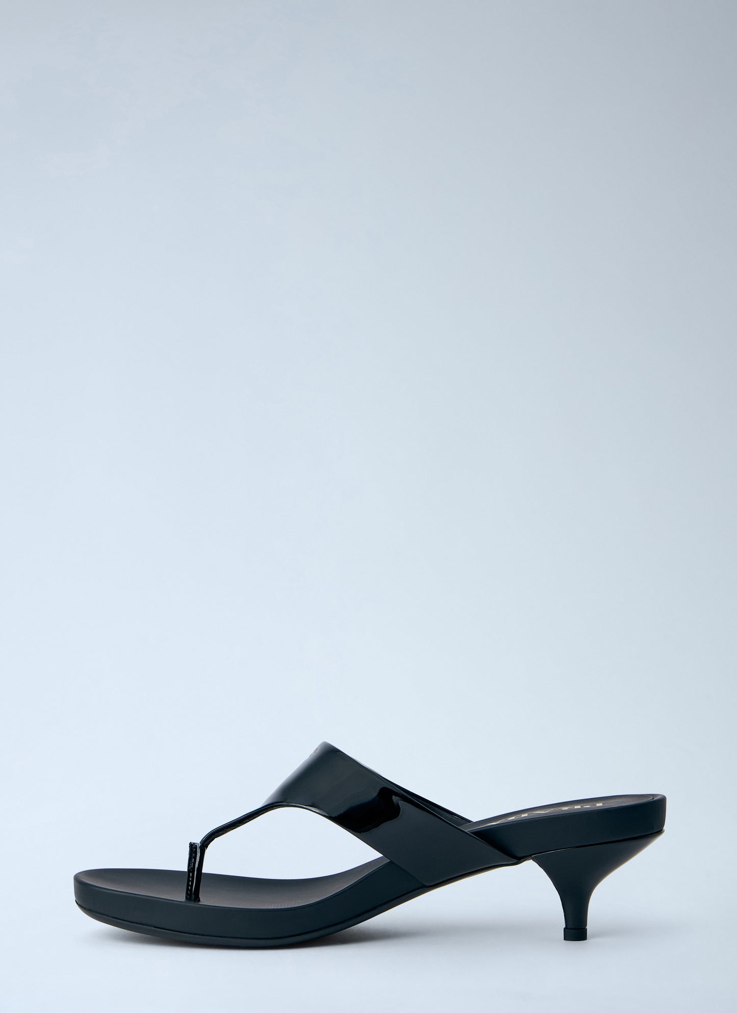 Prada Women Patent Leather Thong Sandals PRADA