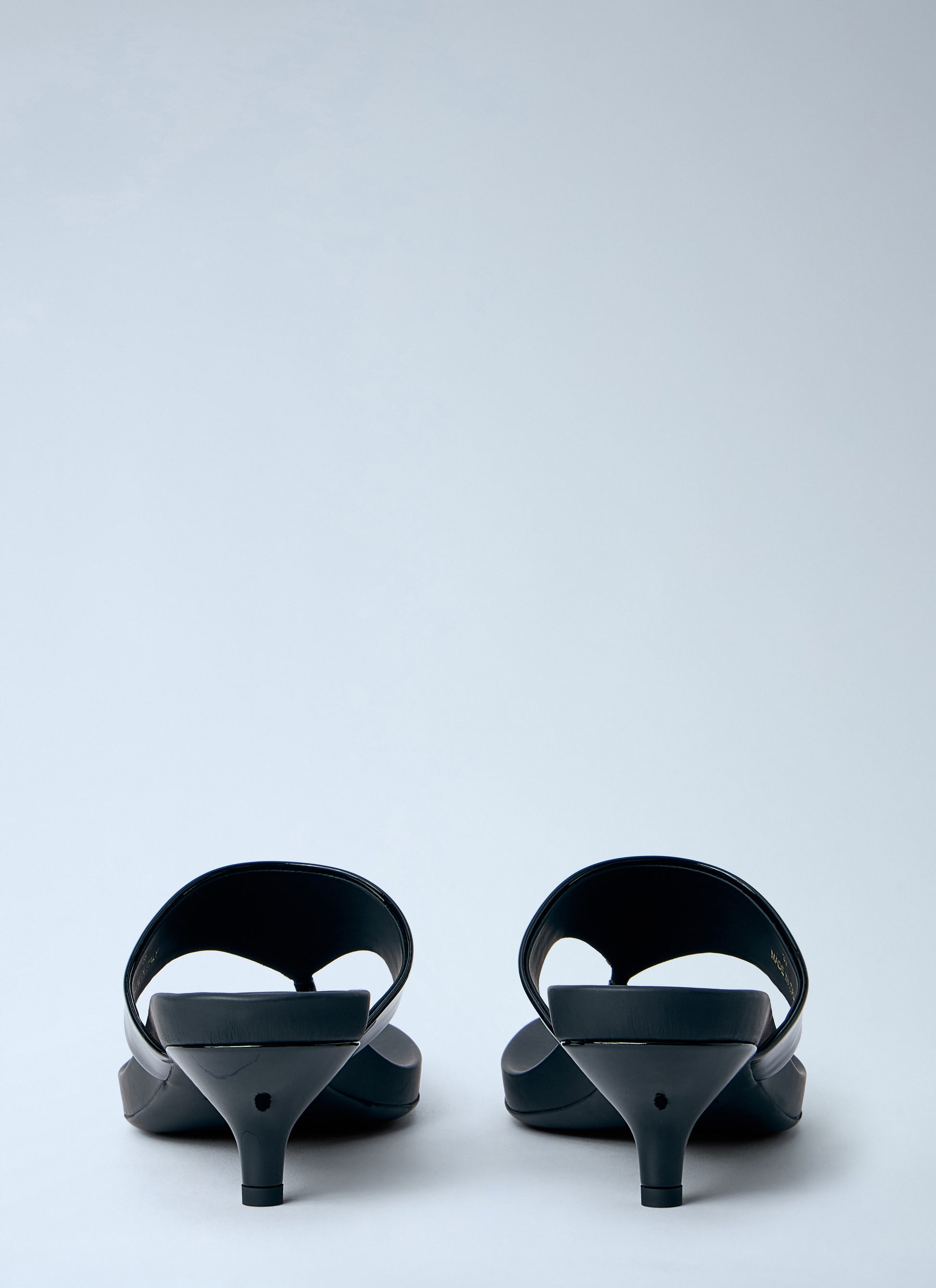 Prada Women Patent Leather Thong Sandals PRADA