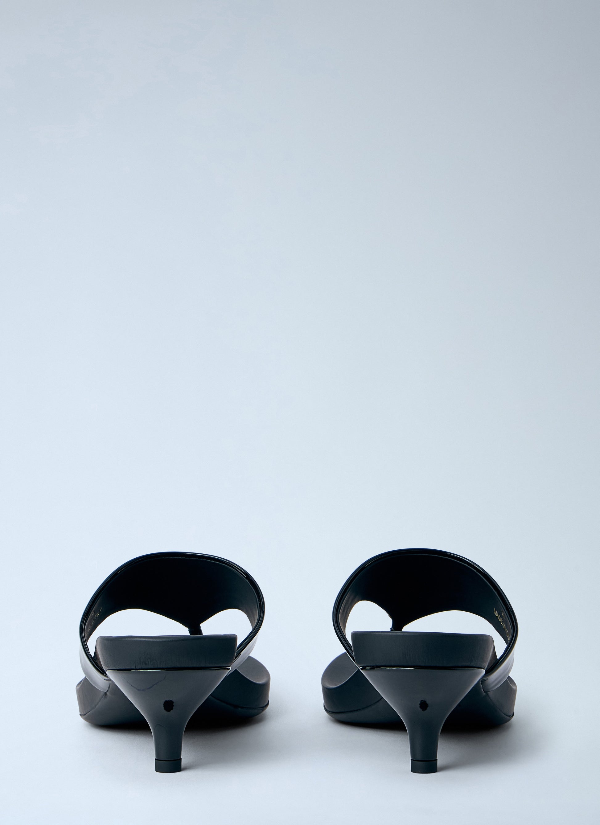 Prada Women Patent Leather Thong Sandals PRADA